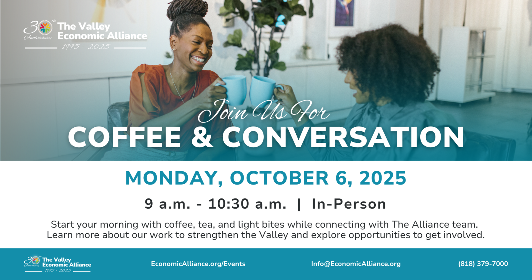 10-6-25 Coffee & Conversation [In-Person Morning Mixer] image