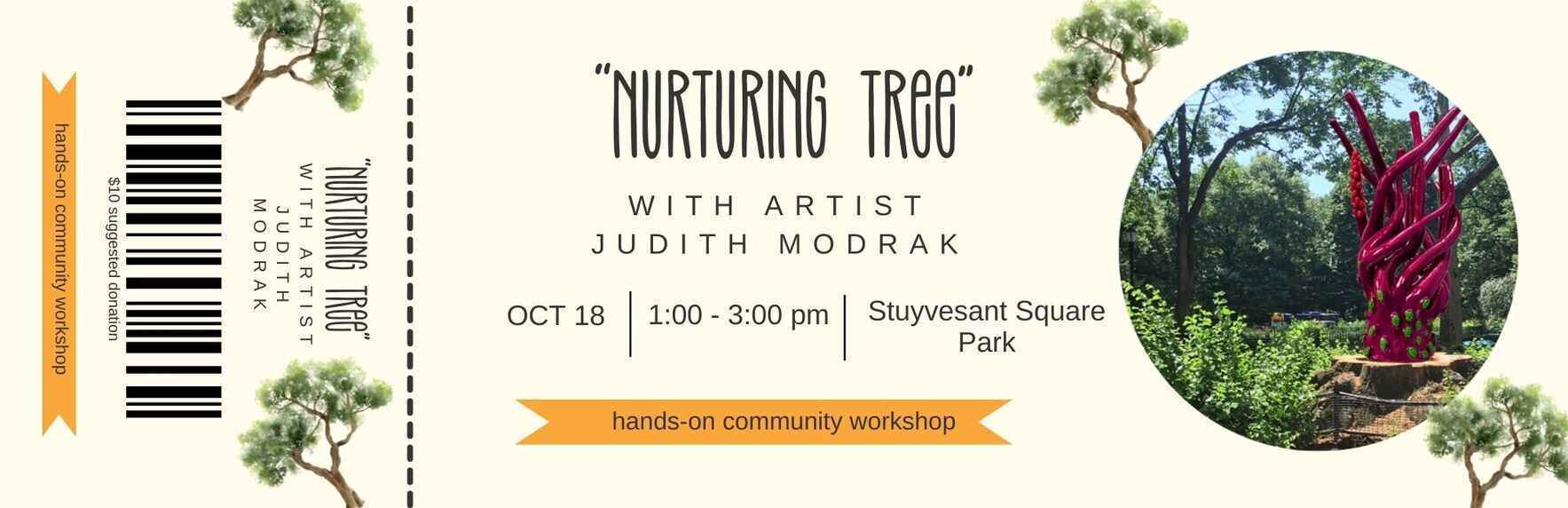 “Nurturing Tree” Springs to Life with Artist Judith Modrak image