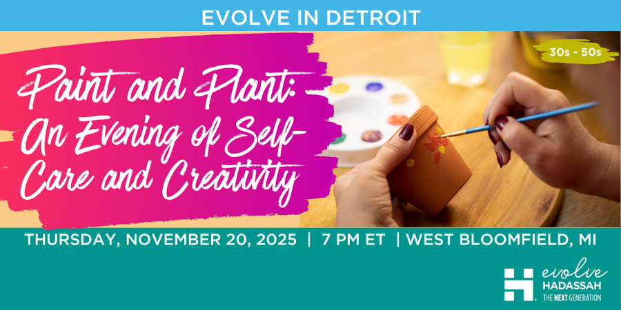 MW - GD - Evolve in Detroit Paint and Plant: An Evening of Self-Care and Creativity image