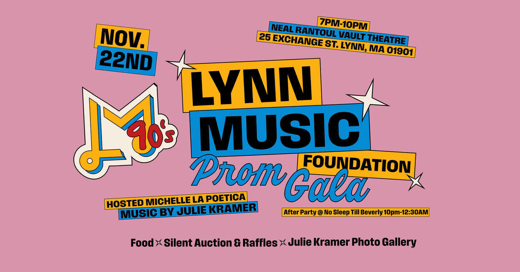 90's Prom Night to Benefit the Lynn Music Foundation image