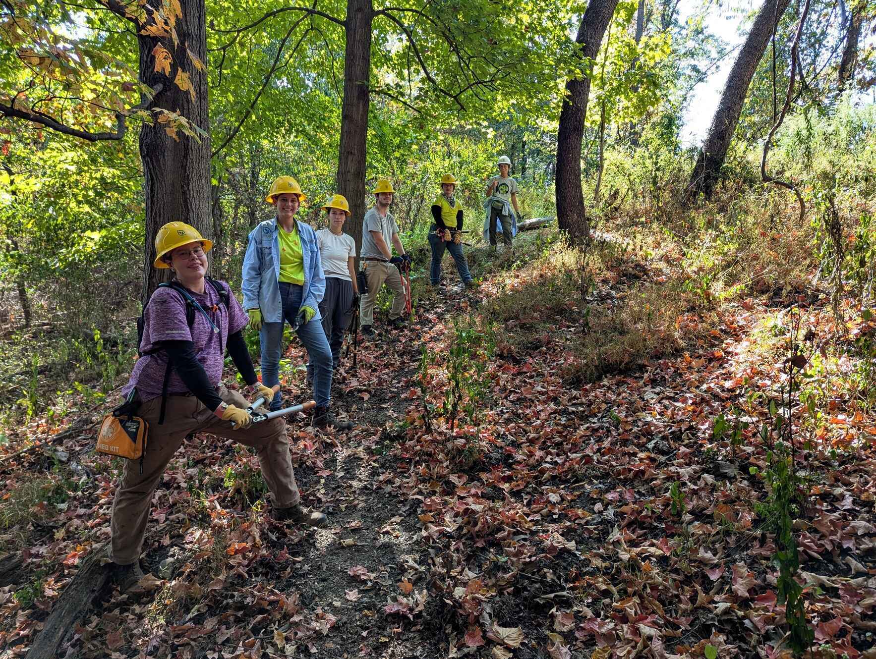 Trail Building- Girty's Woods image