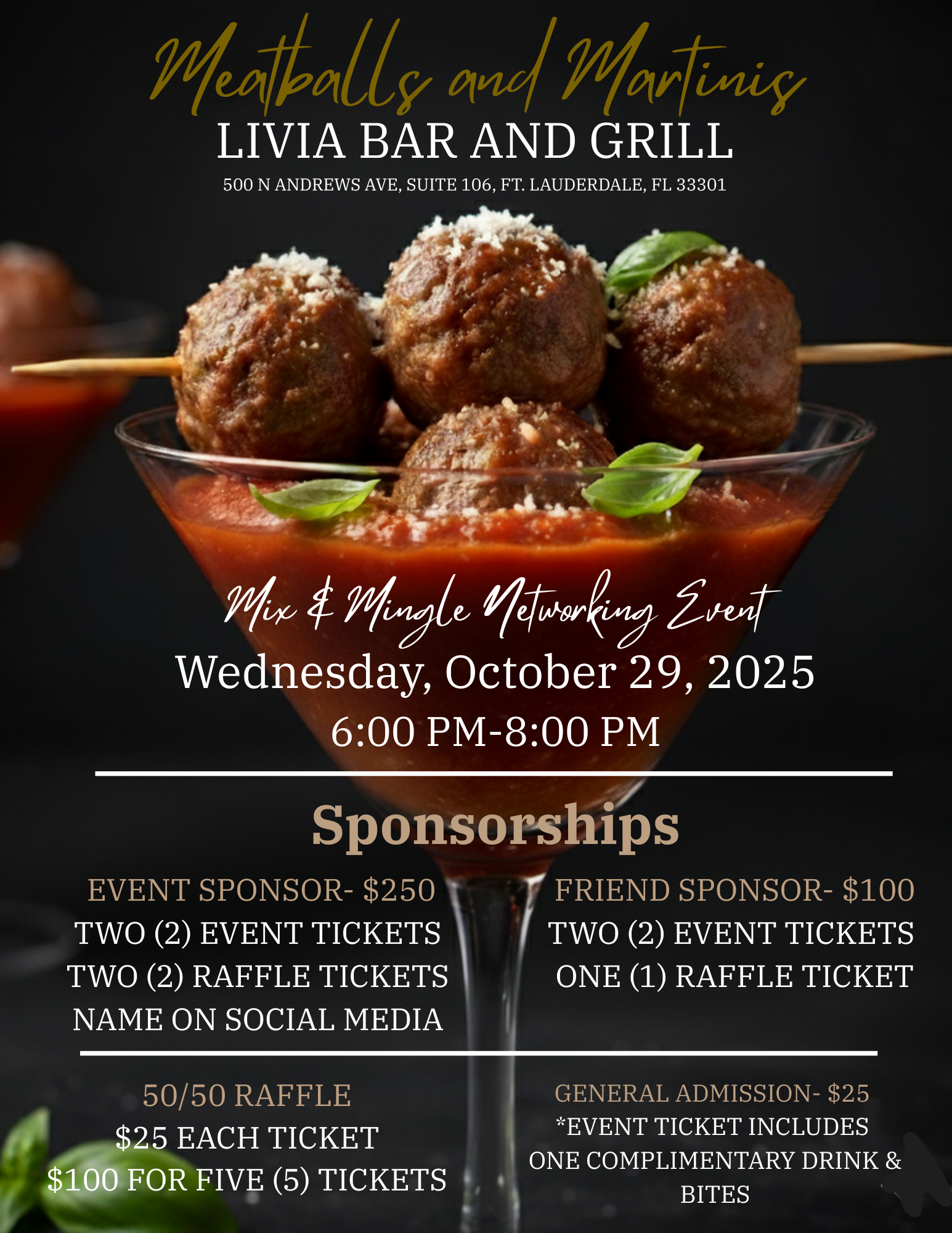 Meatballs and Martini's image