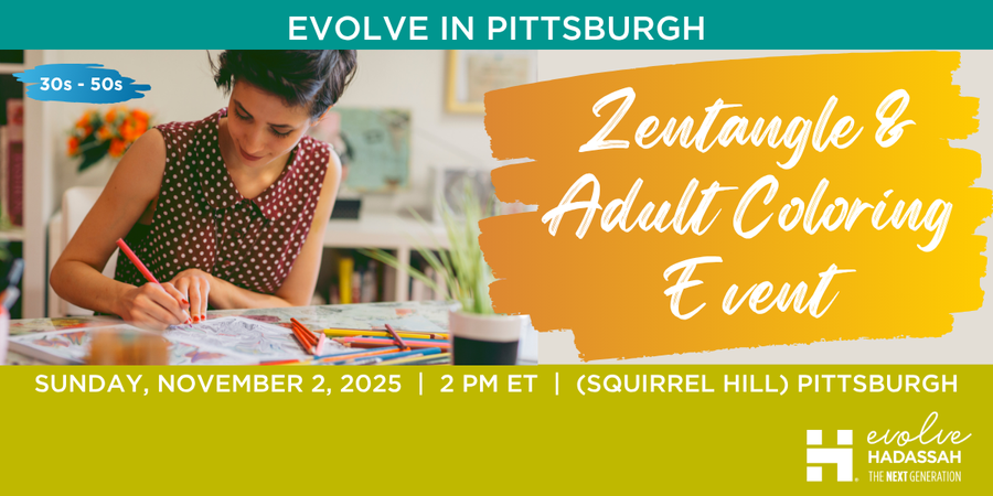 MW - GD - Evolve in Pittsburgh Zentangle & Adult Coloring Event image
