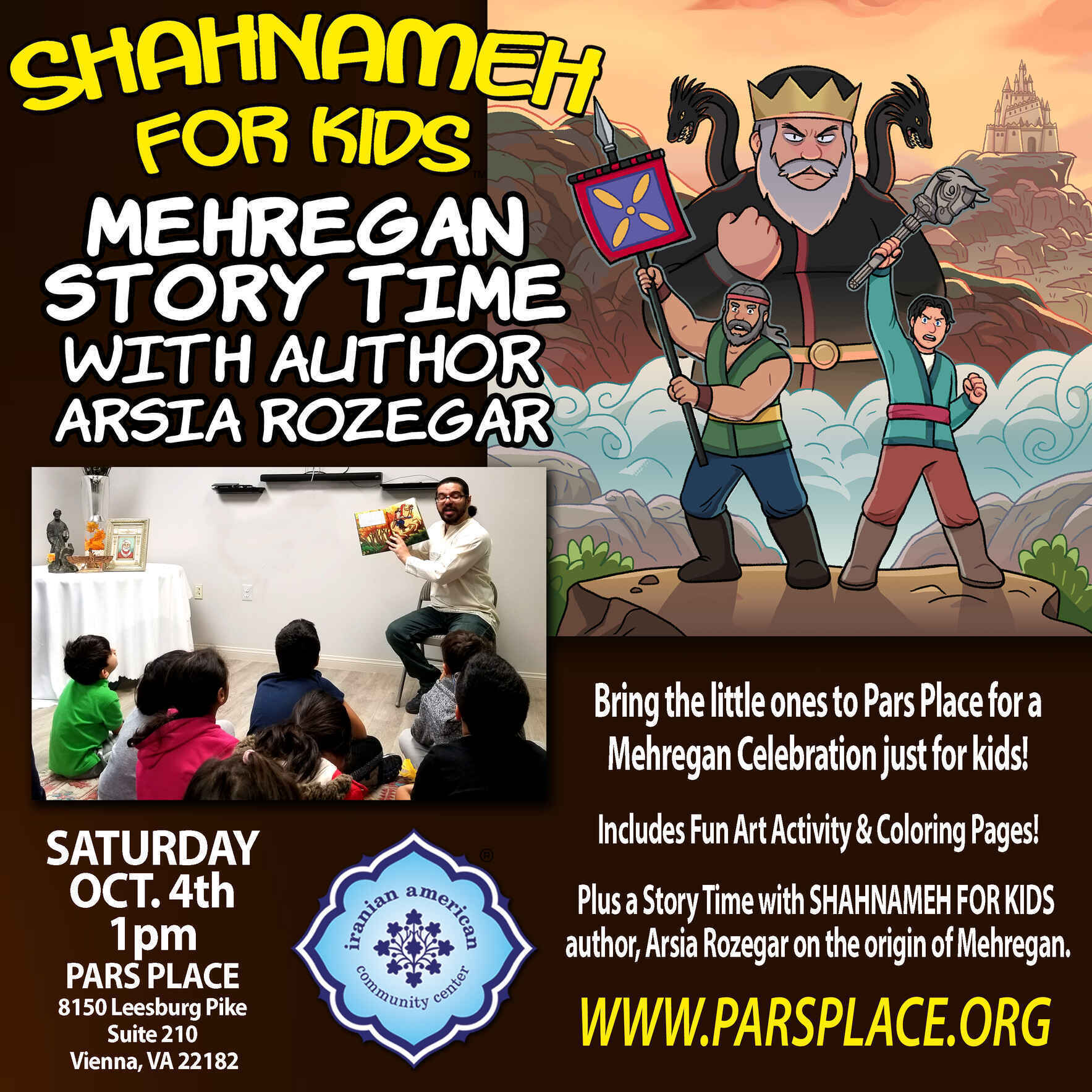 Shahnameh For Kids Mehregan Storytime image