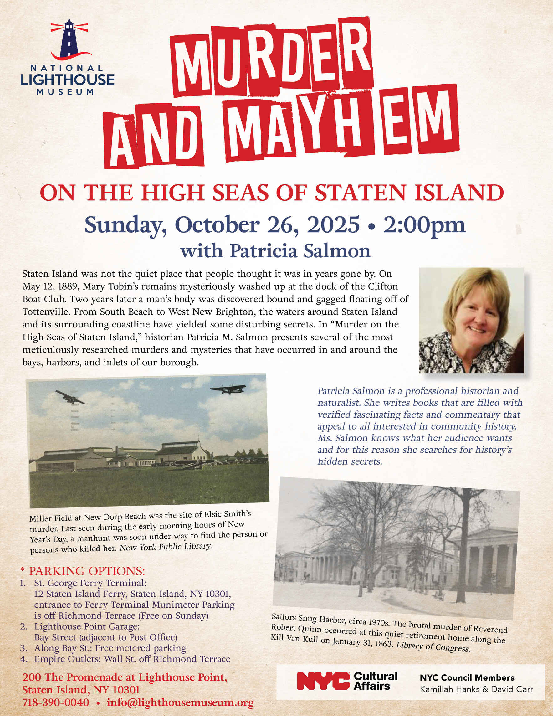 Murder and Mayhem on the High Seas of Staten Island image