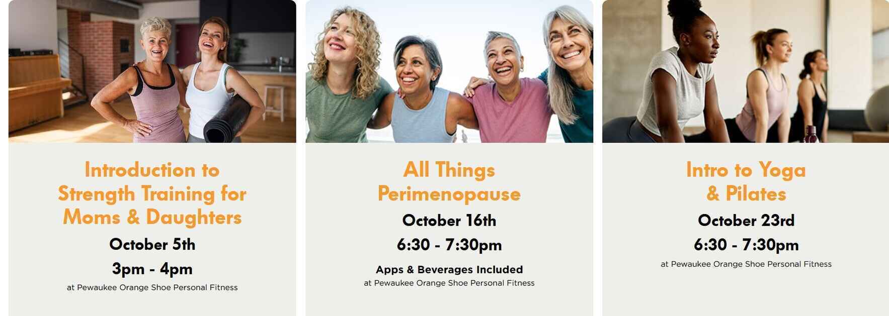 💪 Work Out, Give Back! 💚 Fundraiser w/ Orange Shoe Personal Fitness - Pewaukee image