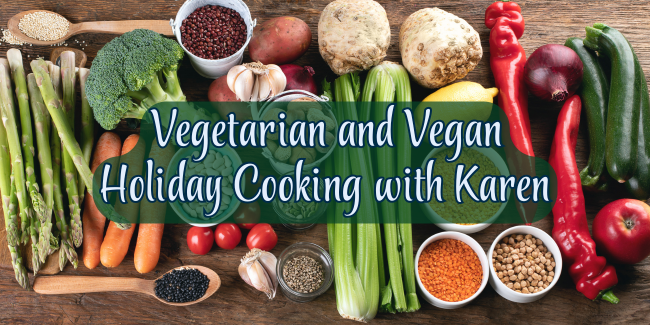 West - PNW - Shalom - Vegetarian and Vegan Holiday Cooking with Karen 2025 image