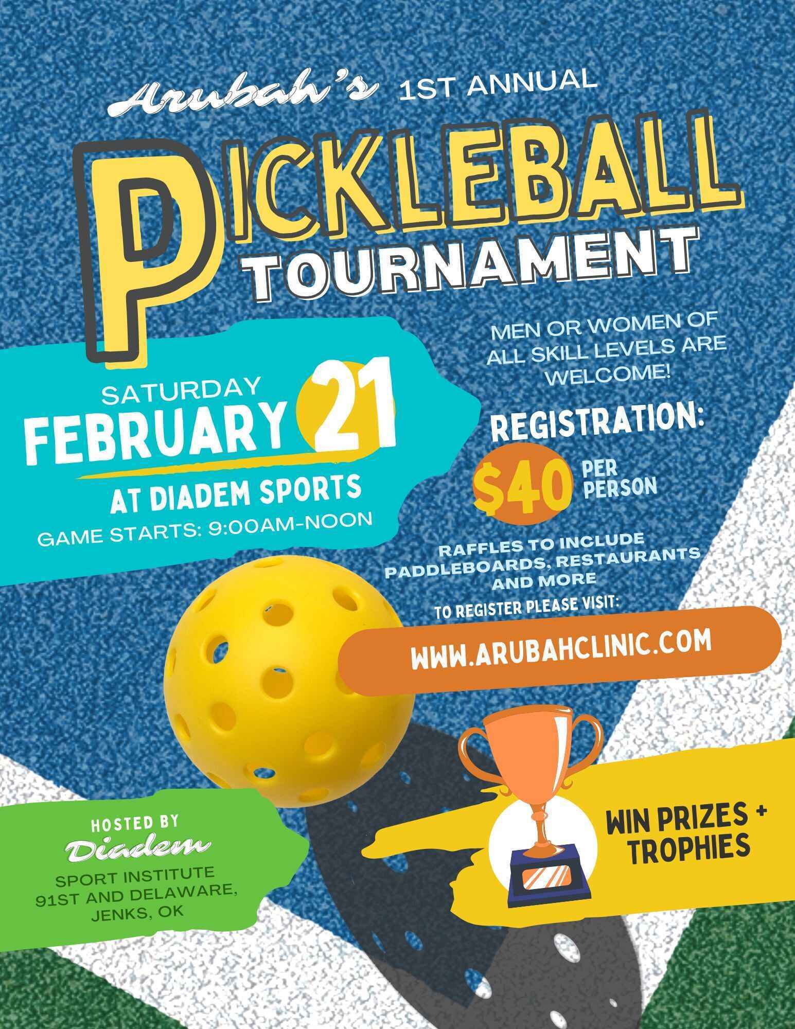 Arubah Pickleball - Doubles Tournament image