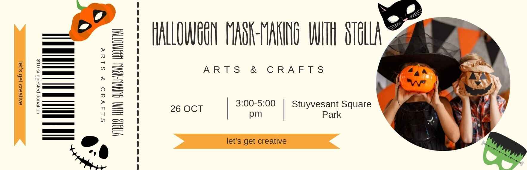 Halloween Mask-Making with Stella image