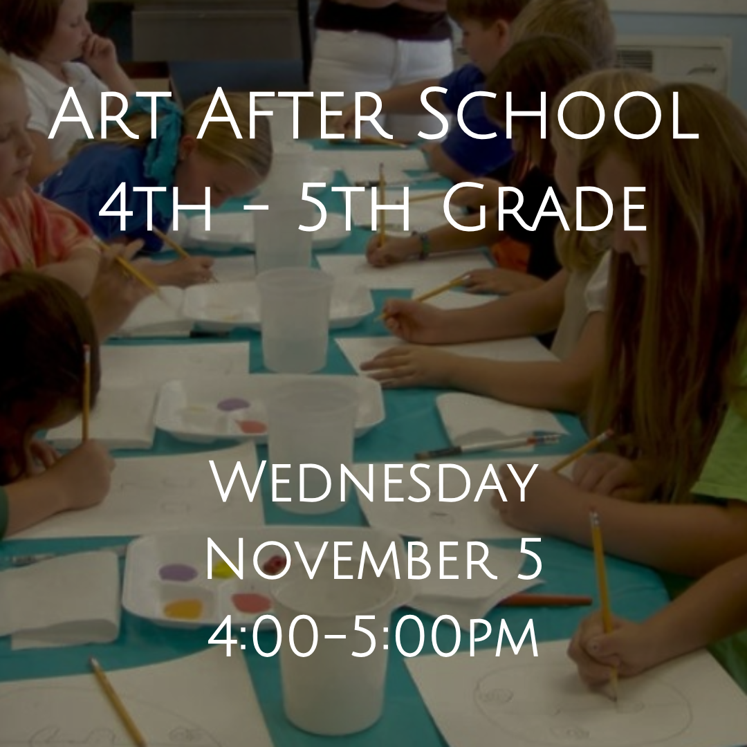 Art After School (4th - 5th Grade) with Professional Artist Odie Tucker image