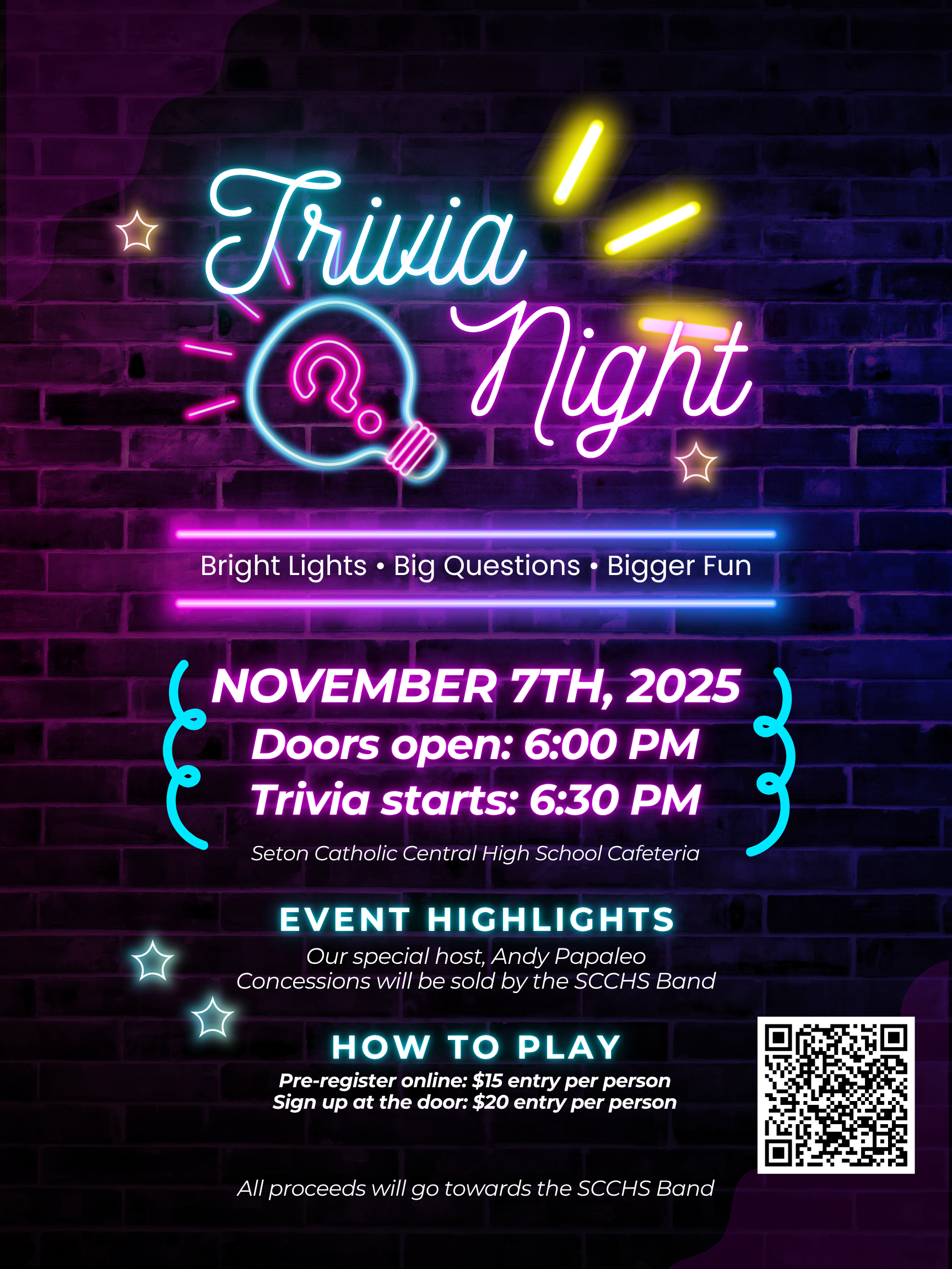 SCC Band Trivia Night is Back! image