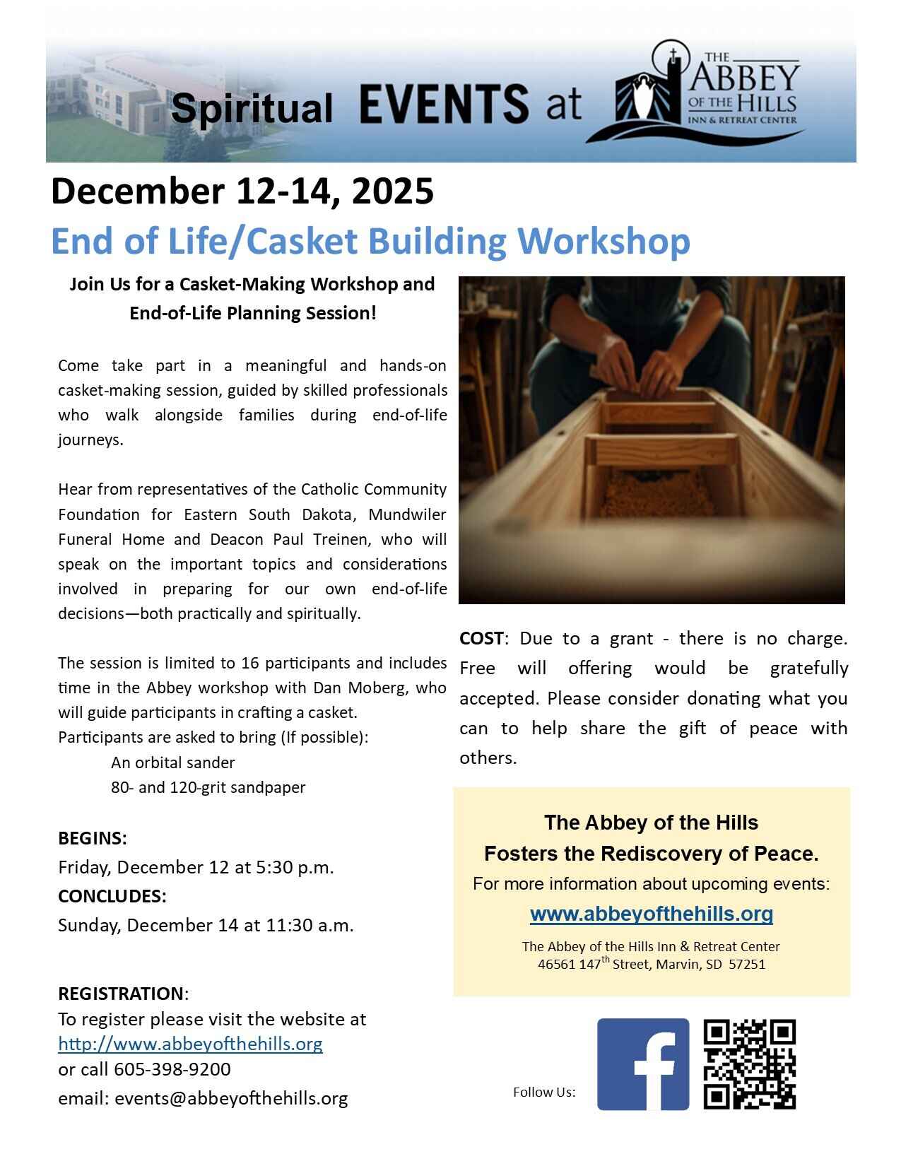 End of Life-Casket Building Workshop image