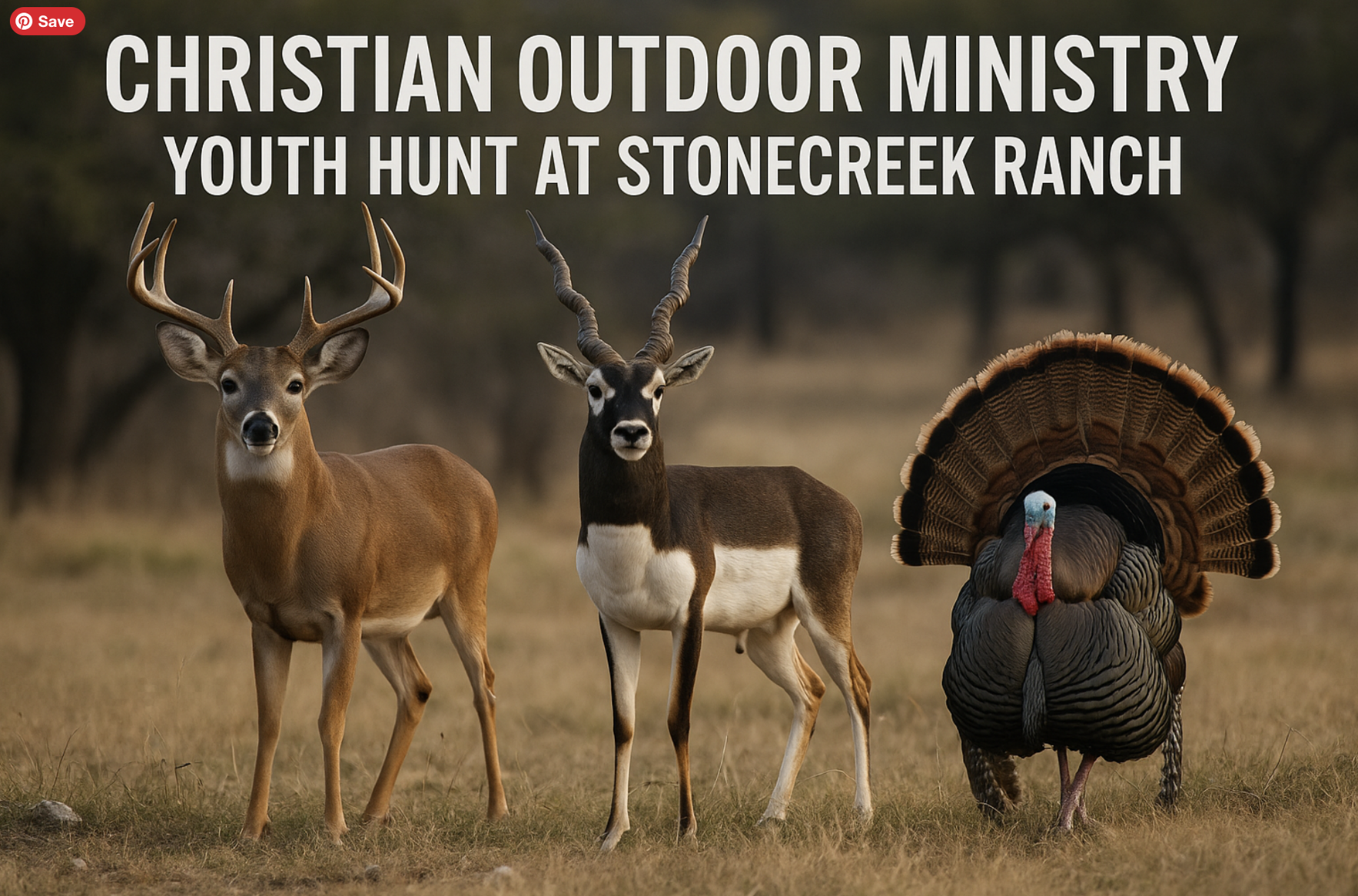 COM Youth Hunt at Stone Creek Ranch - Dec. 28-30 - Exotics, Whitetail, Turkey image