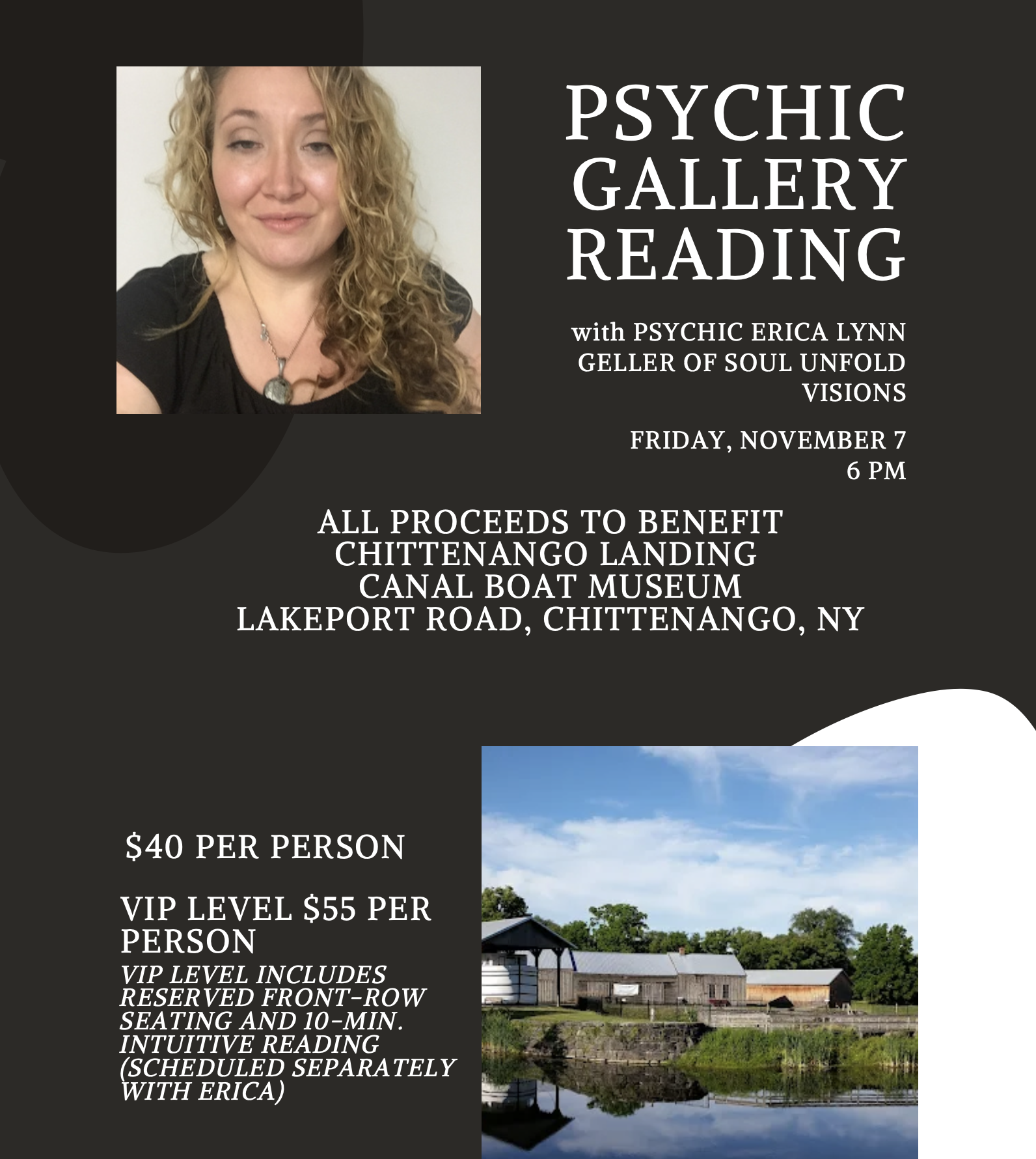 Psychic Gallery Reading with Erica Lynn Geller image