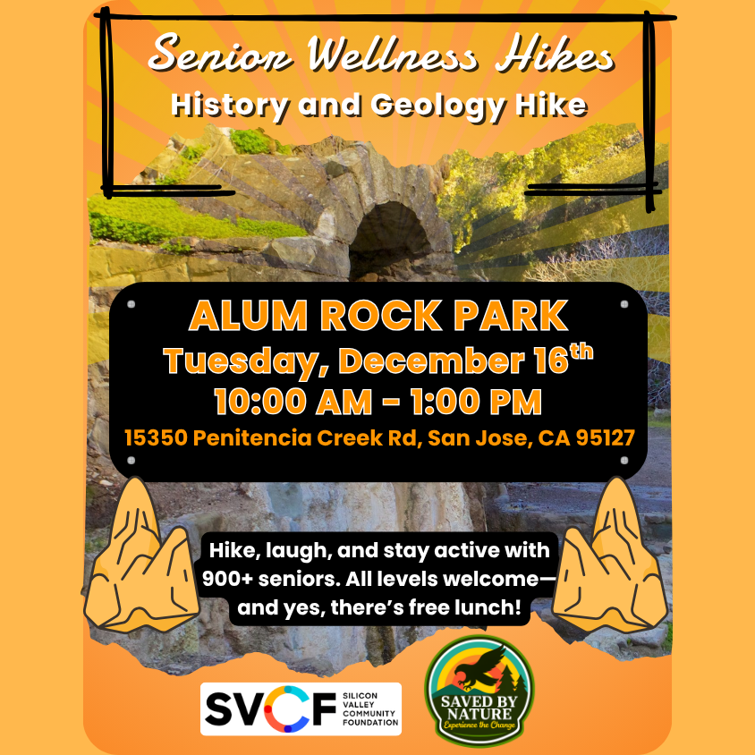 Seniors Wellness Hike - Alum Rock Park - History & Geology Hike image