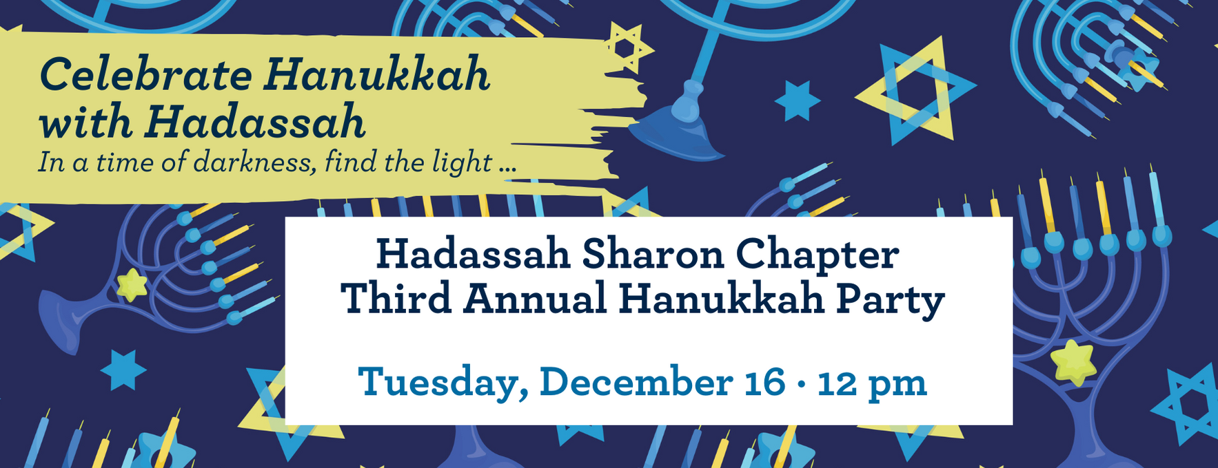 METRO - NY - Sharon Chapter - Hanukkah Party - 2025 image