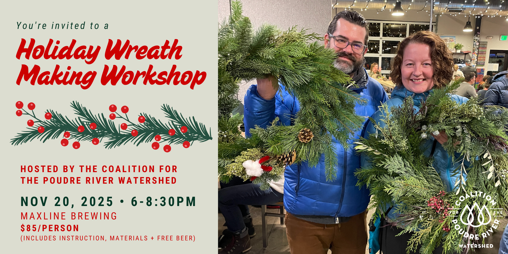 2025 Holiday Wreath Making Workshop image