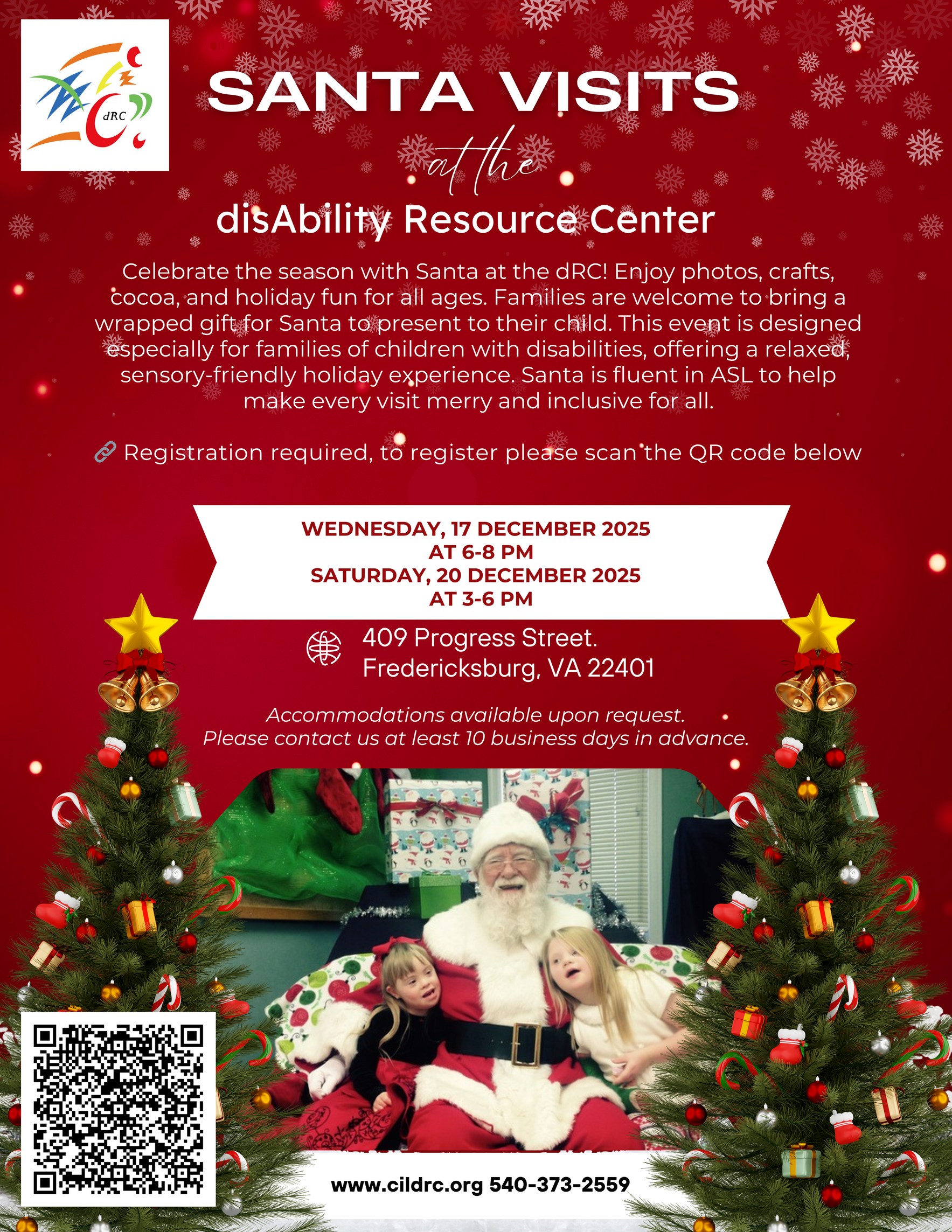 Santa Visits at disAbility Resource Center image