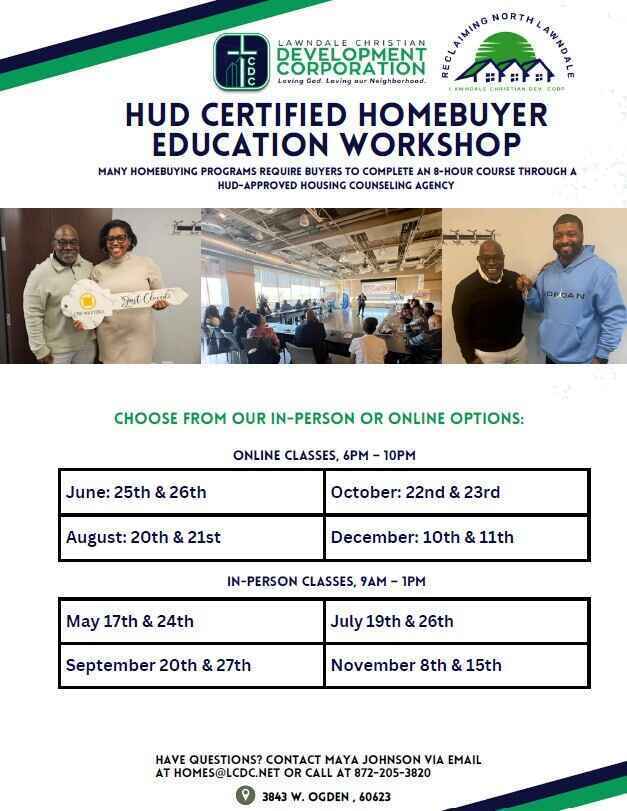 Homebuyer Education Workshop November (15 & 22) 2025 image