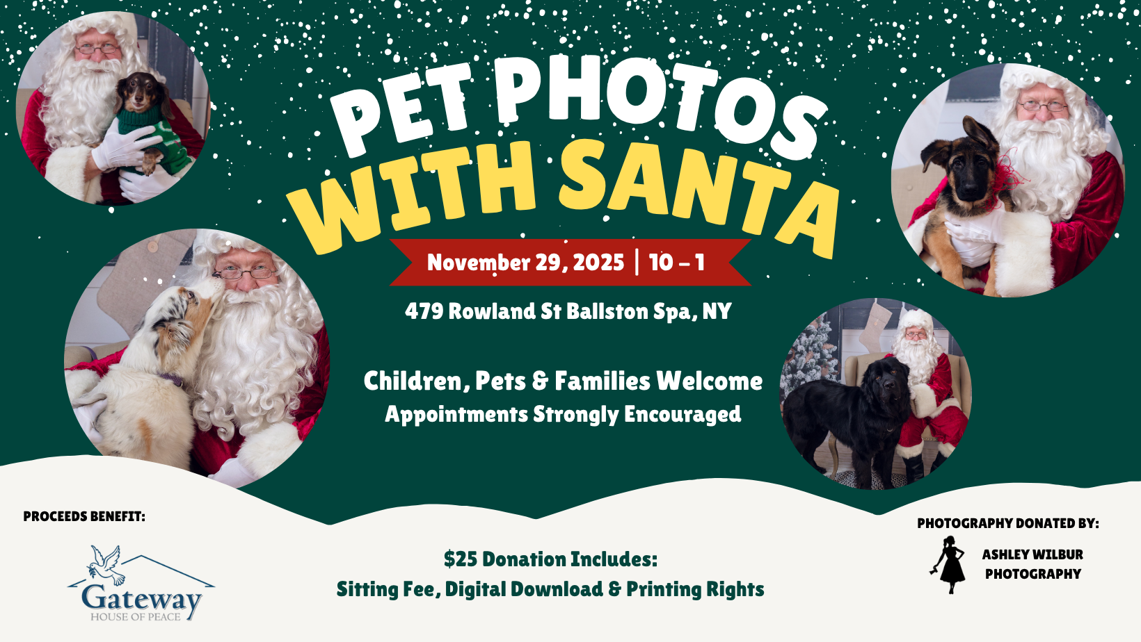 2025 Pet Photos With Santa image