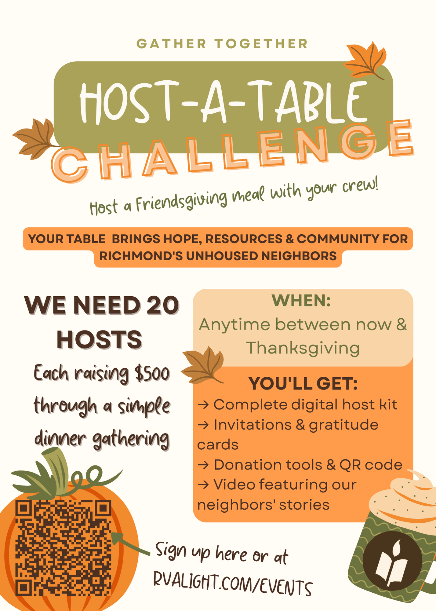 Gather Together Friendsgiving 2025 Host a Table Challenge image