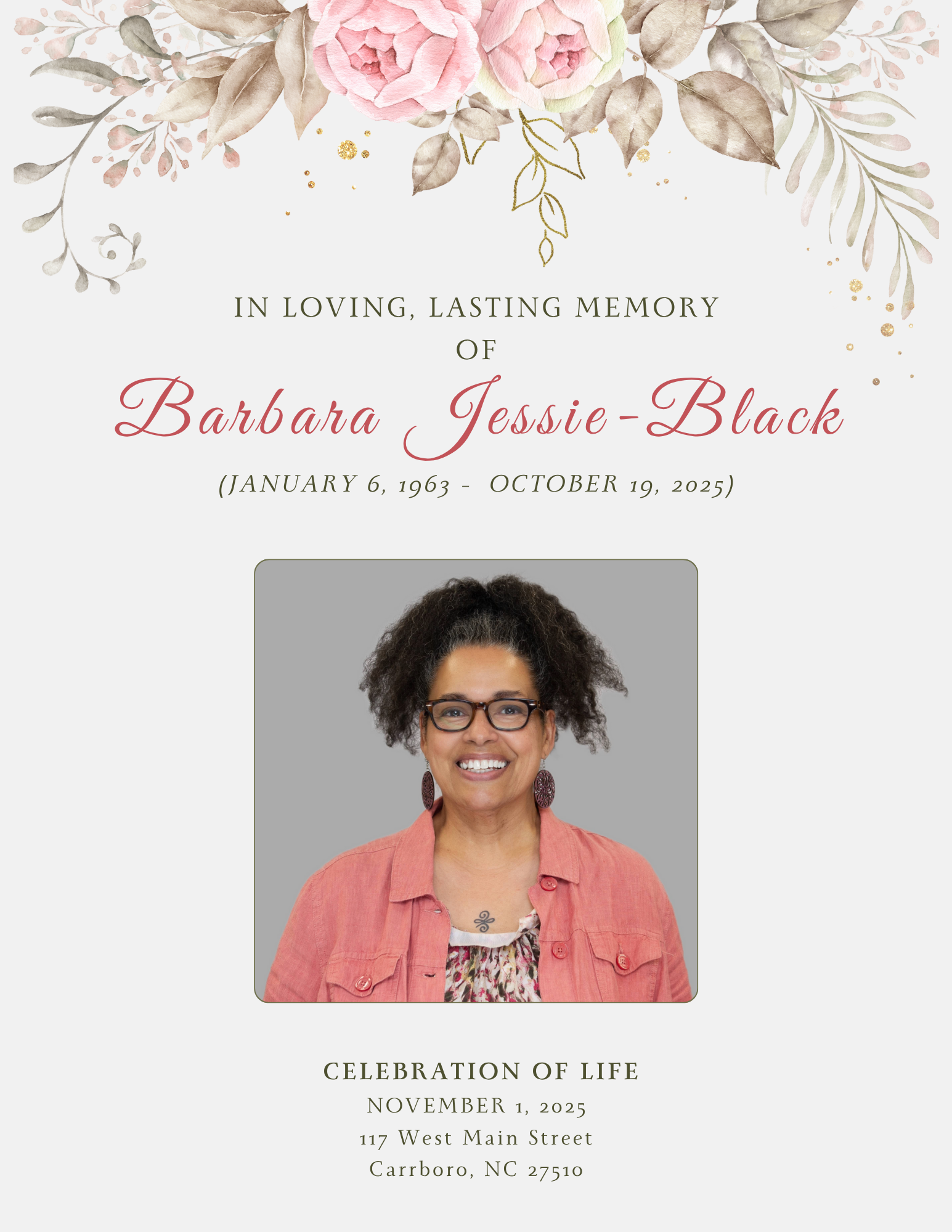 Honoring the Legacy of Barbara Jessie-Black image