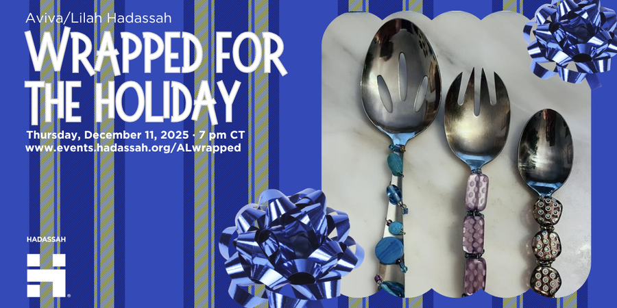 MW - CNS - Aviva/Lilah Hadassah Wrapped for the Holiday image