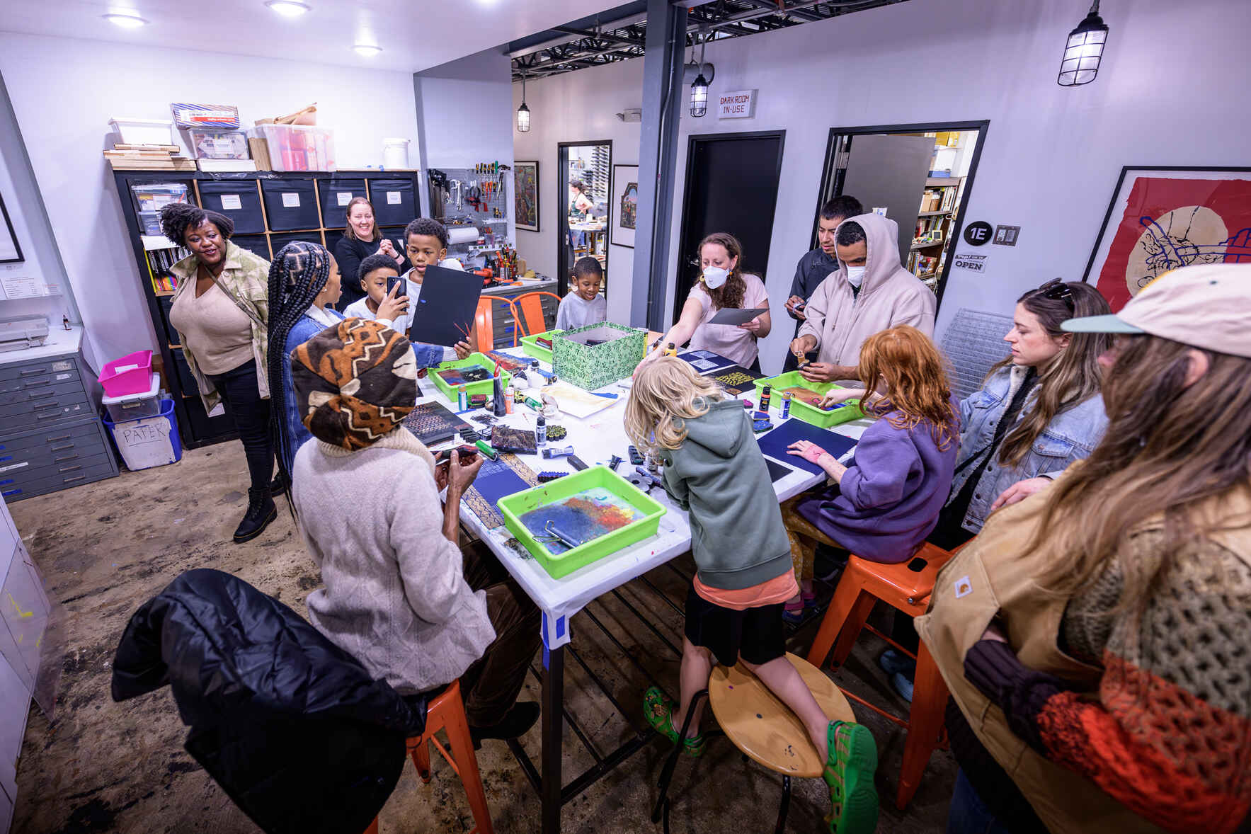 Family Holiday Make + Take: DIY Holiday Cards image