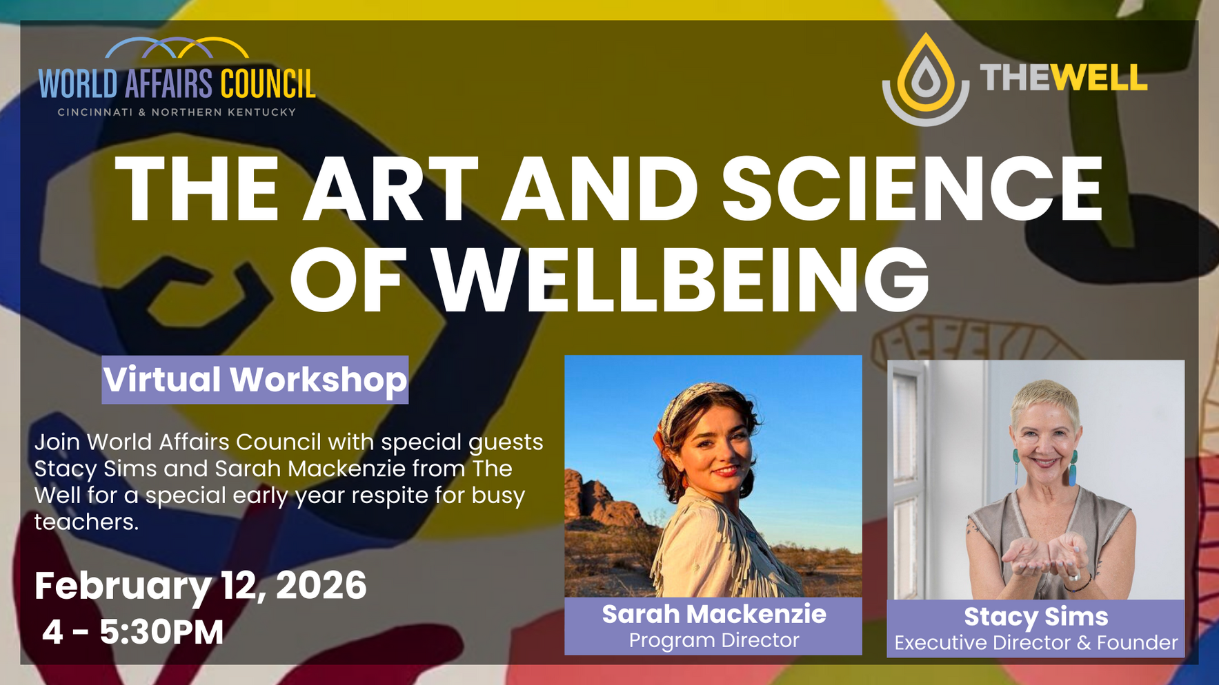The Art and Science of Wellbeing: Rest and Renewal Workshop with The Well image