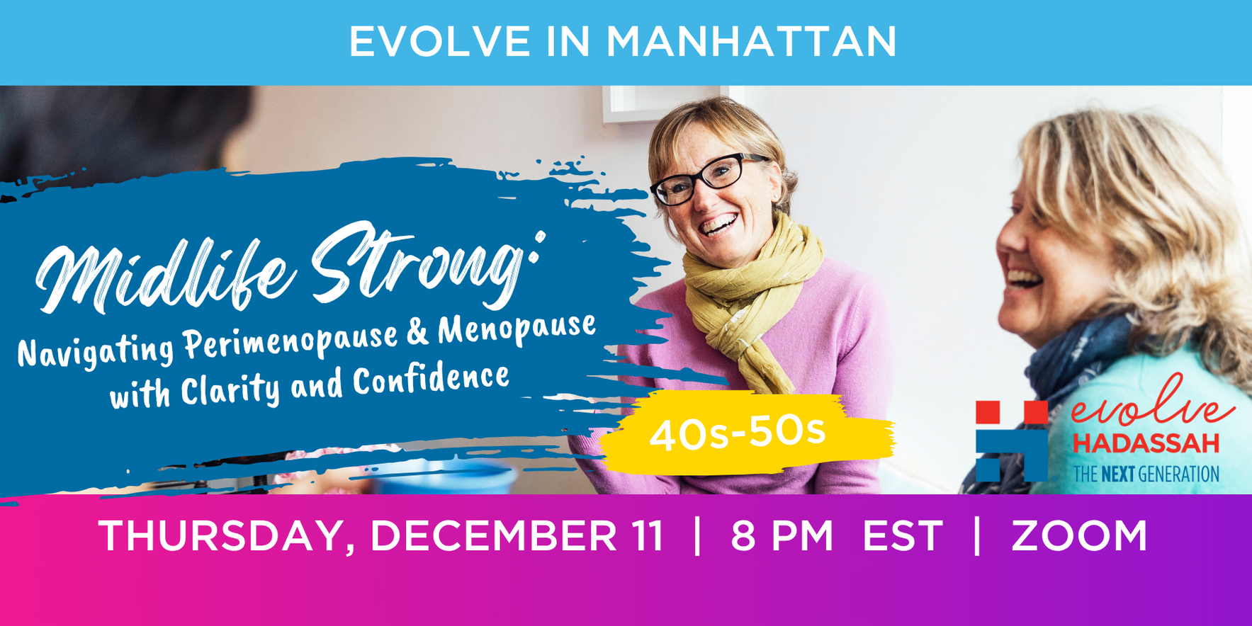 METRO - NY - Evolve in Manhattan - Midlife Strong - 2025 image