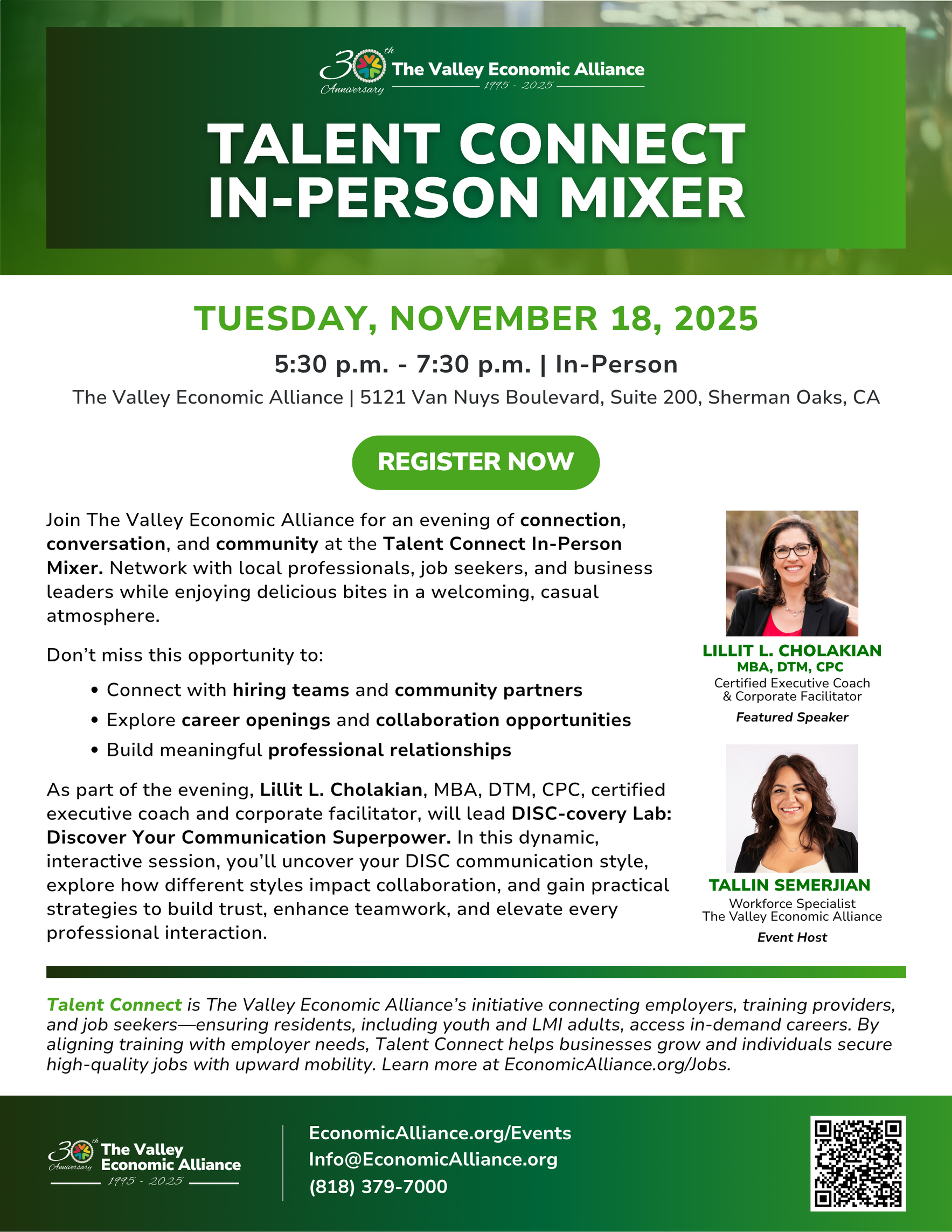 Talent Connect In-Person Mixer image