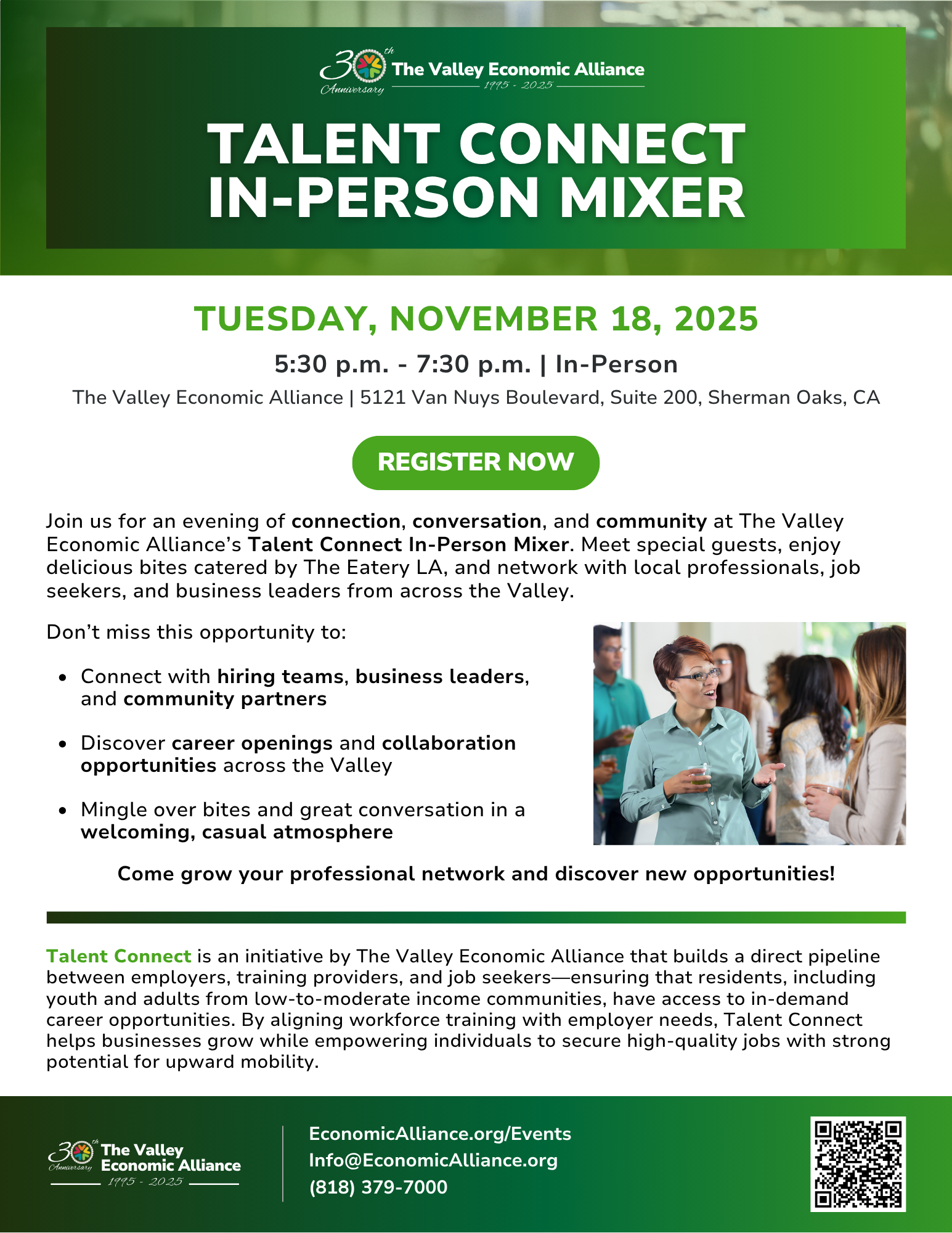 Talent Connect In-Person Mixer image