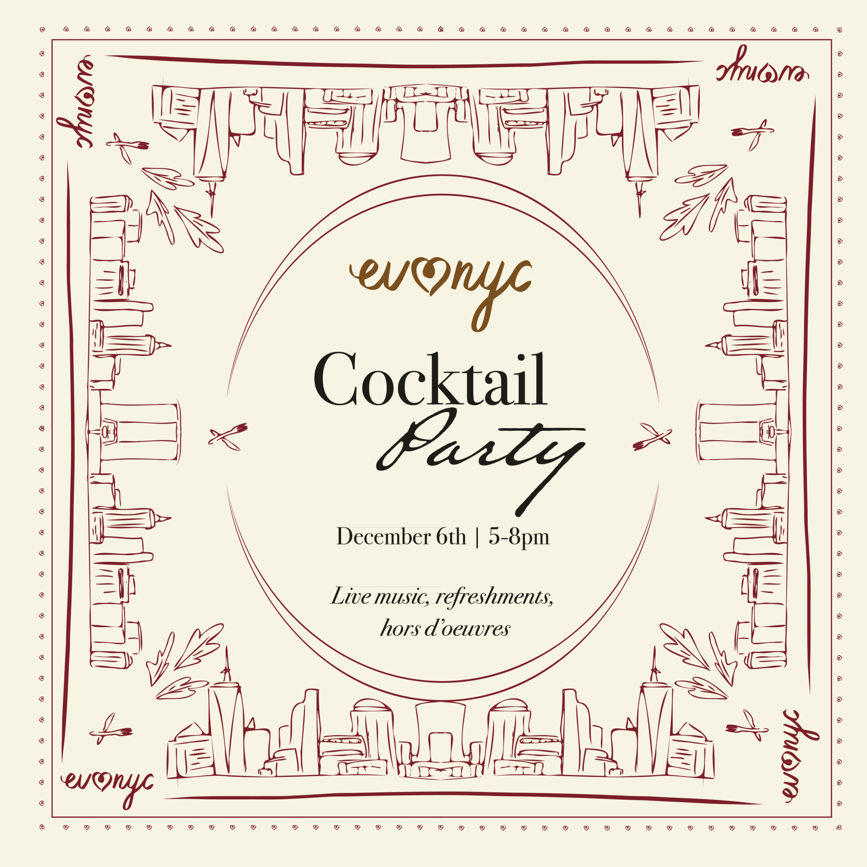 Winter Cocktail Party Benefit image