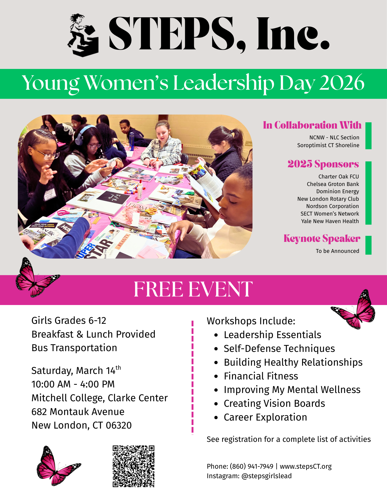 STEPS' 2026 Young Women's Leadership Day image