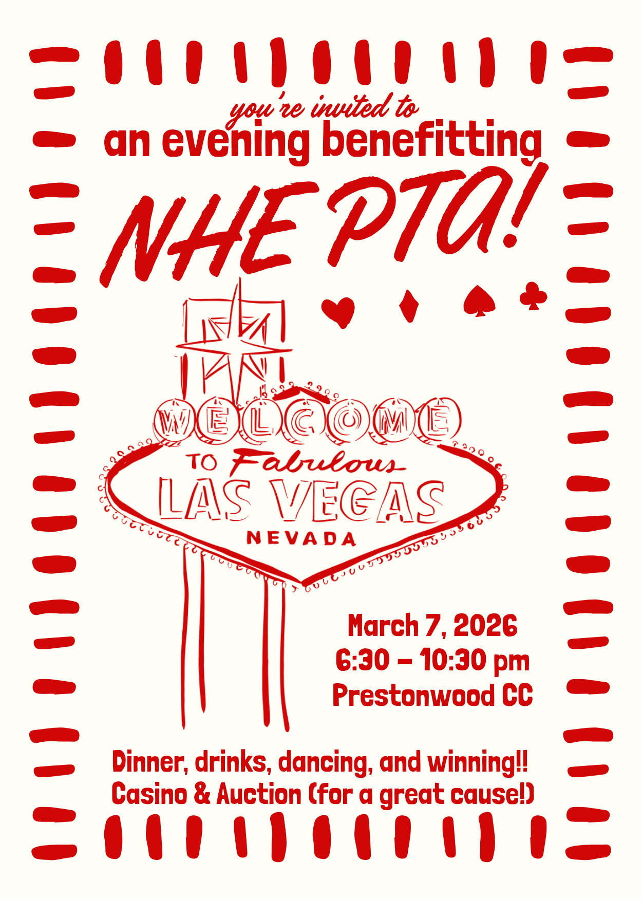 Viva Las Vegas! 2026 NHE PTA Benefit image