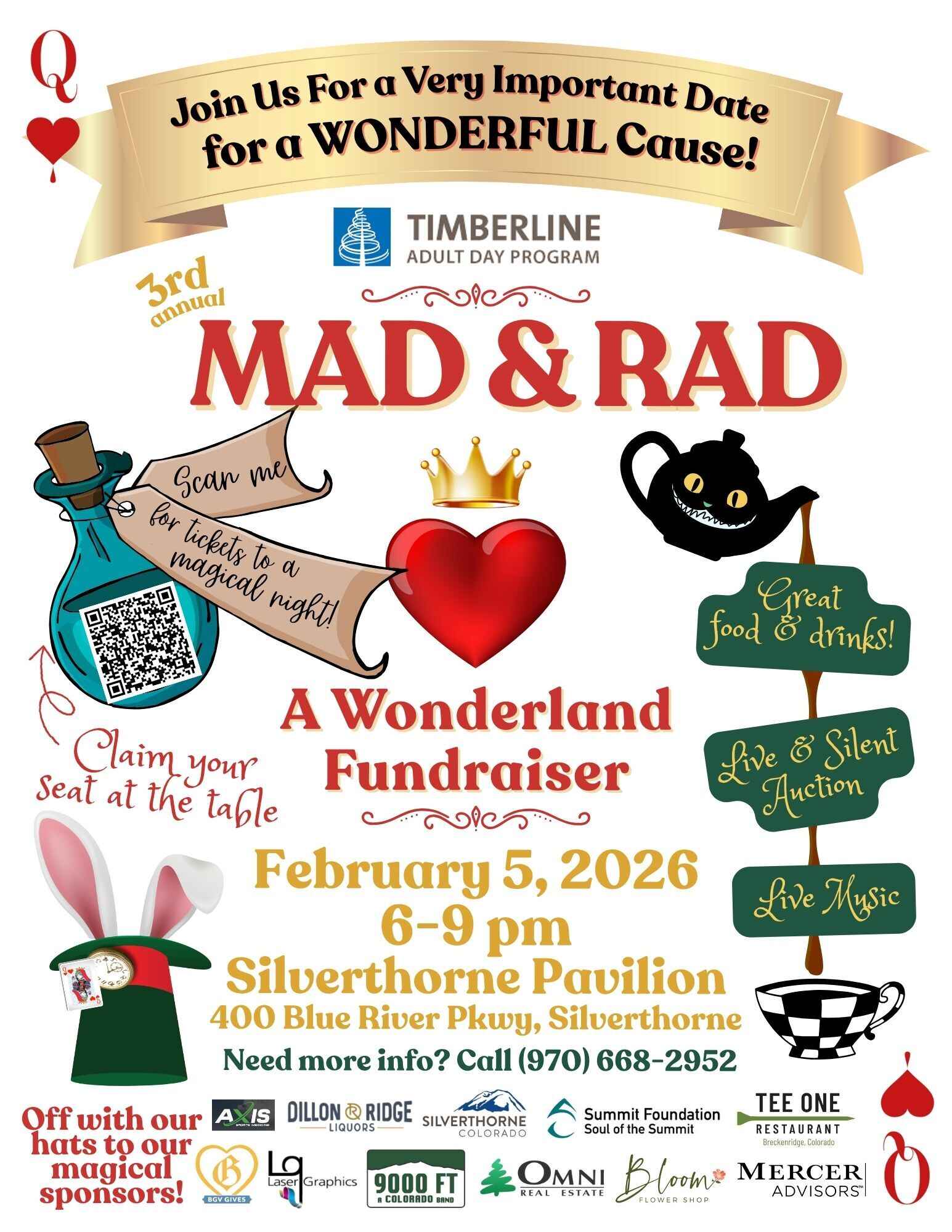 3rd Annual Mad & Rad Wonderland Fundraiser image