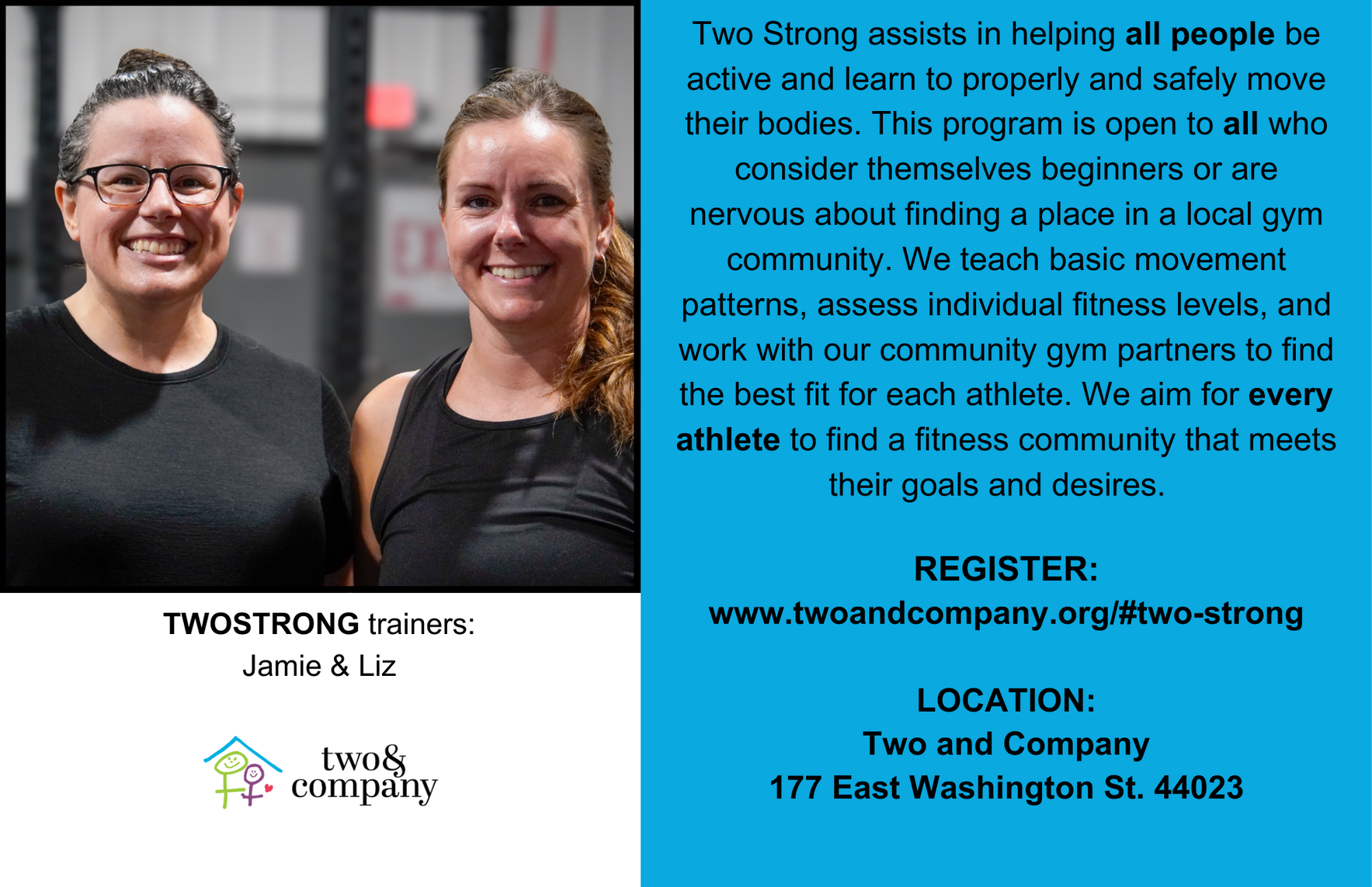 TWOSTRONG (10) Wednesday Sessions image