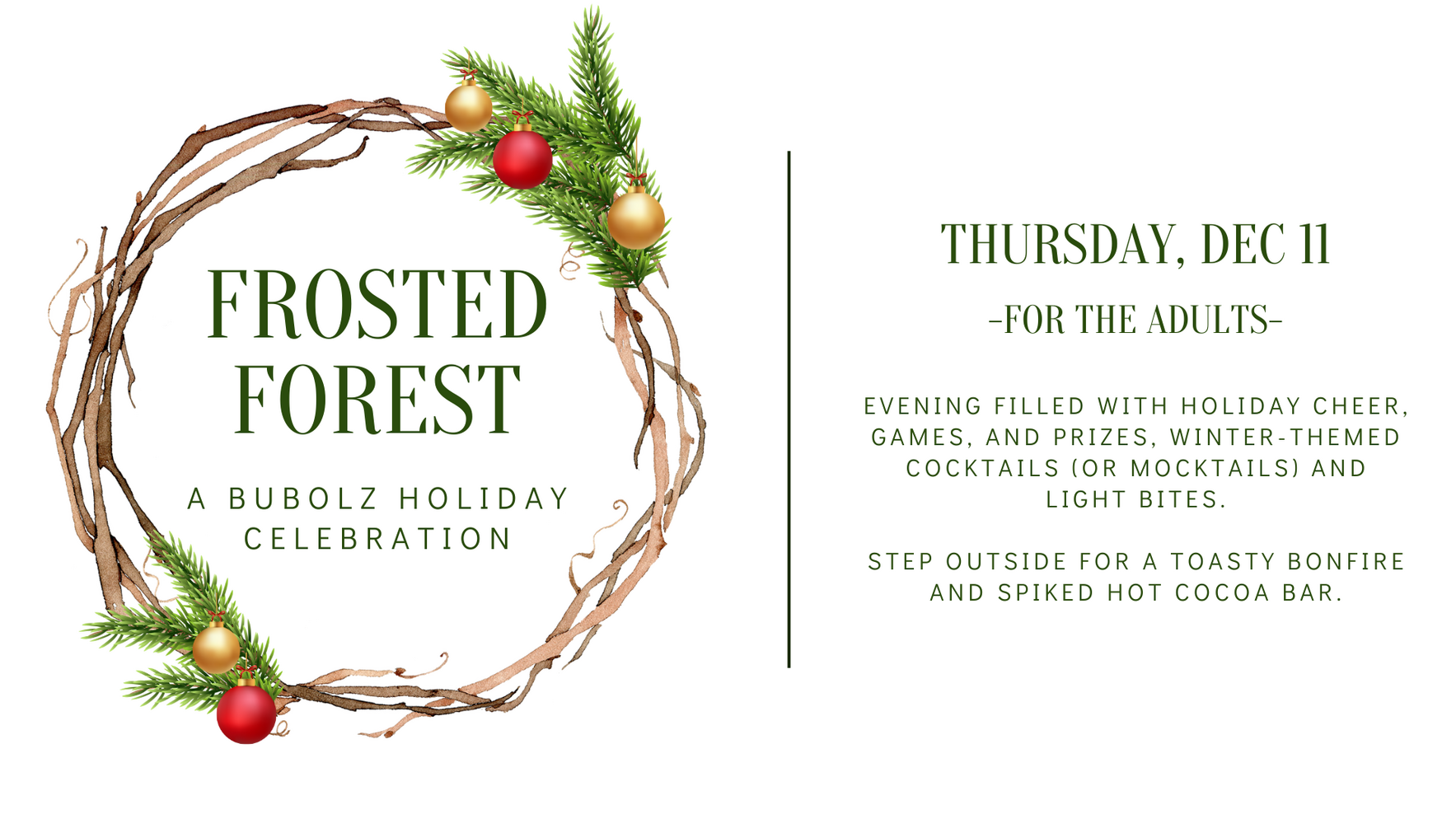 Frosted Forest 2025: An Adult-Only Celebration at the Preserve image
