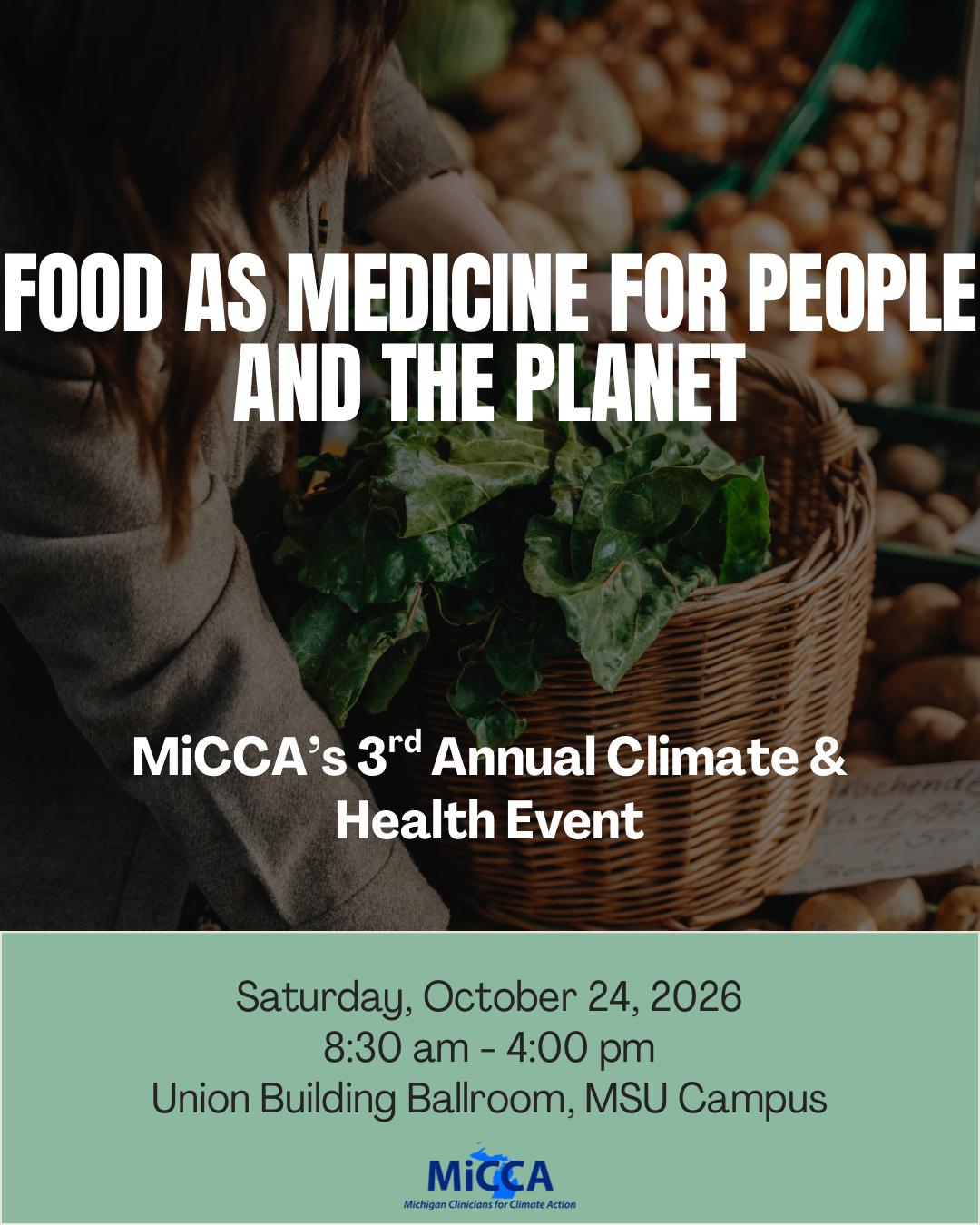 MiCCA’s 3rd Annual Climate & Health Event: Food as Medicine for People and the Planet image