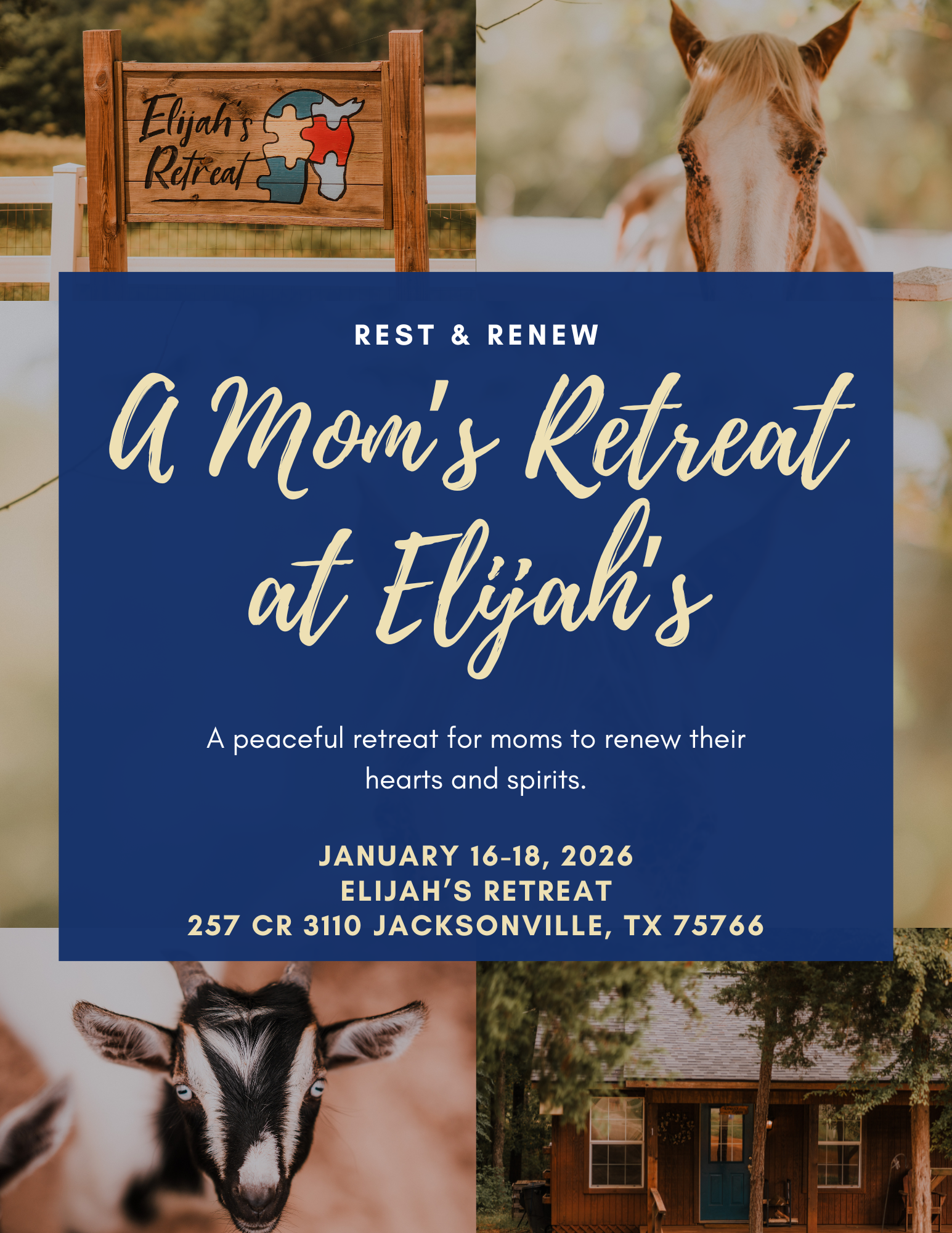 2nd Annual Rest & Renew: A Mom's Retreat at Elijah's image