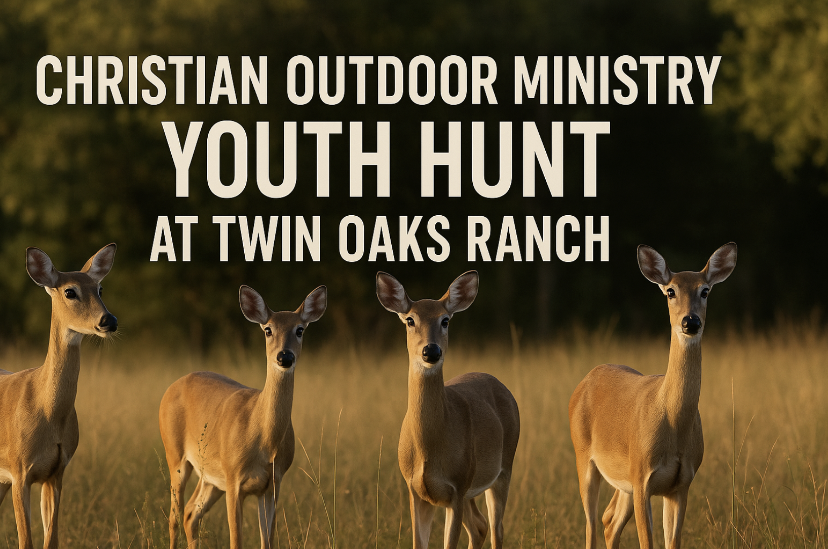 COM Youth Hunt at Twin Oaks Ranch - Jan. 23-25 - Whitetailed Doe image