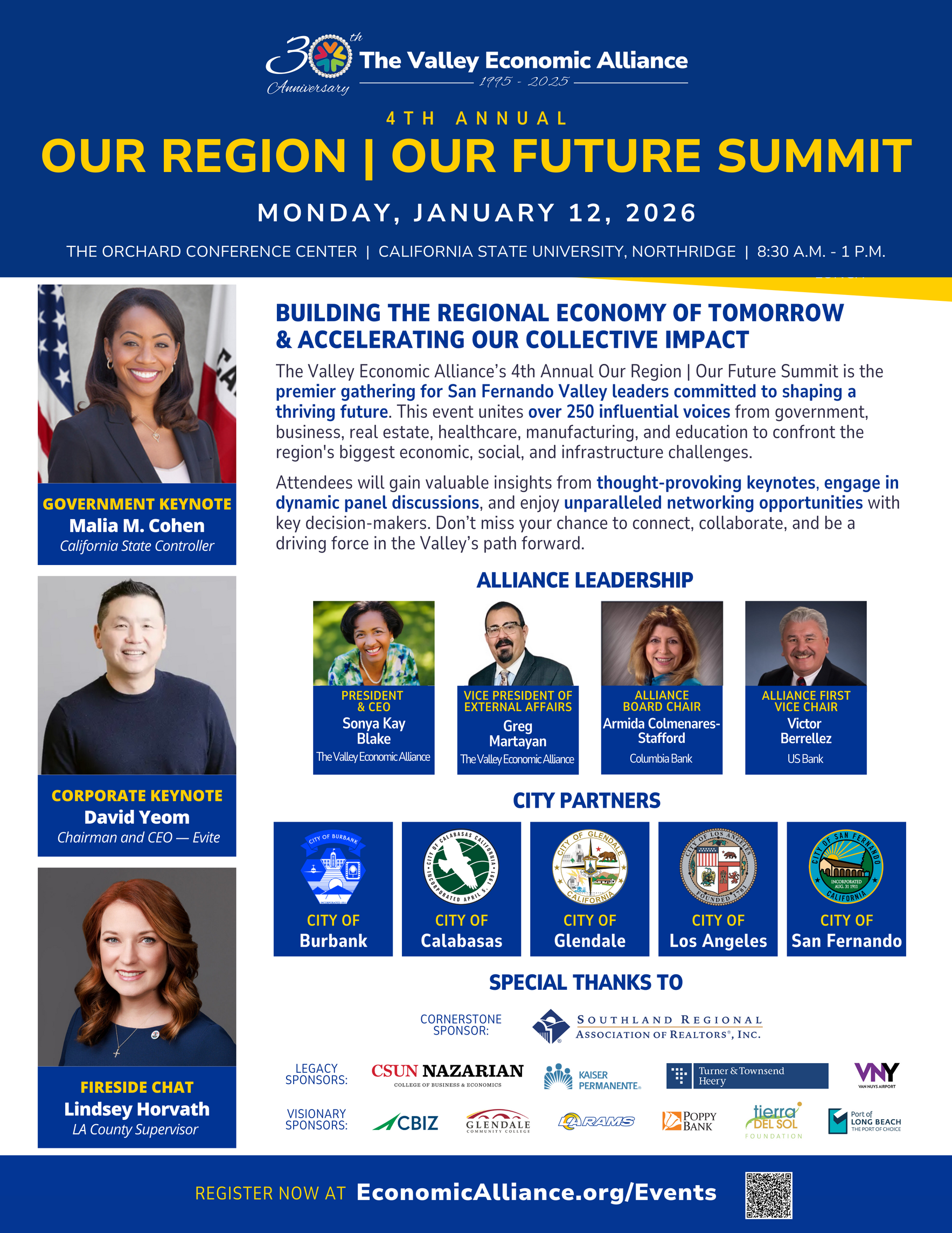 2026 - 4th Annual Our Region | Our Future Summit: Building the Regional Economy of Tomorrow & Accelerating Our Collective Impact image