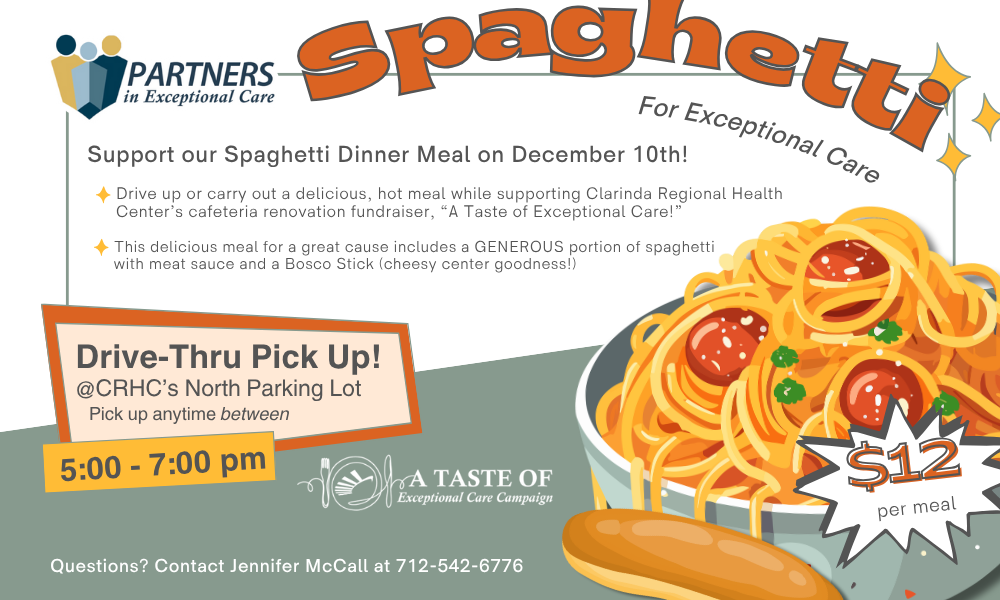 A Taste of Exceptional Care - Spaghetti Dinner image