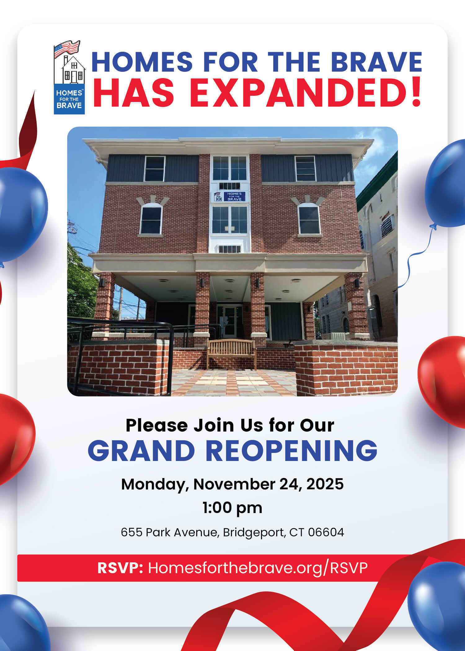 Homes for the Brave Grand Reopening image