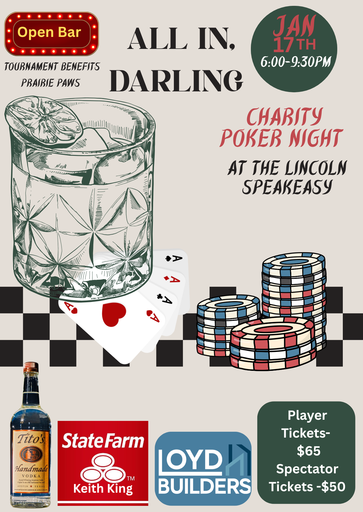 All In, Darling- Ottawa Poker Tournament  image