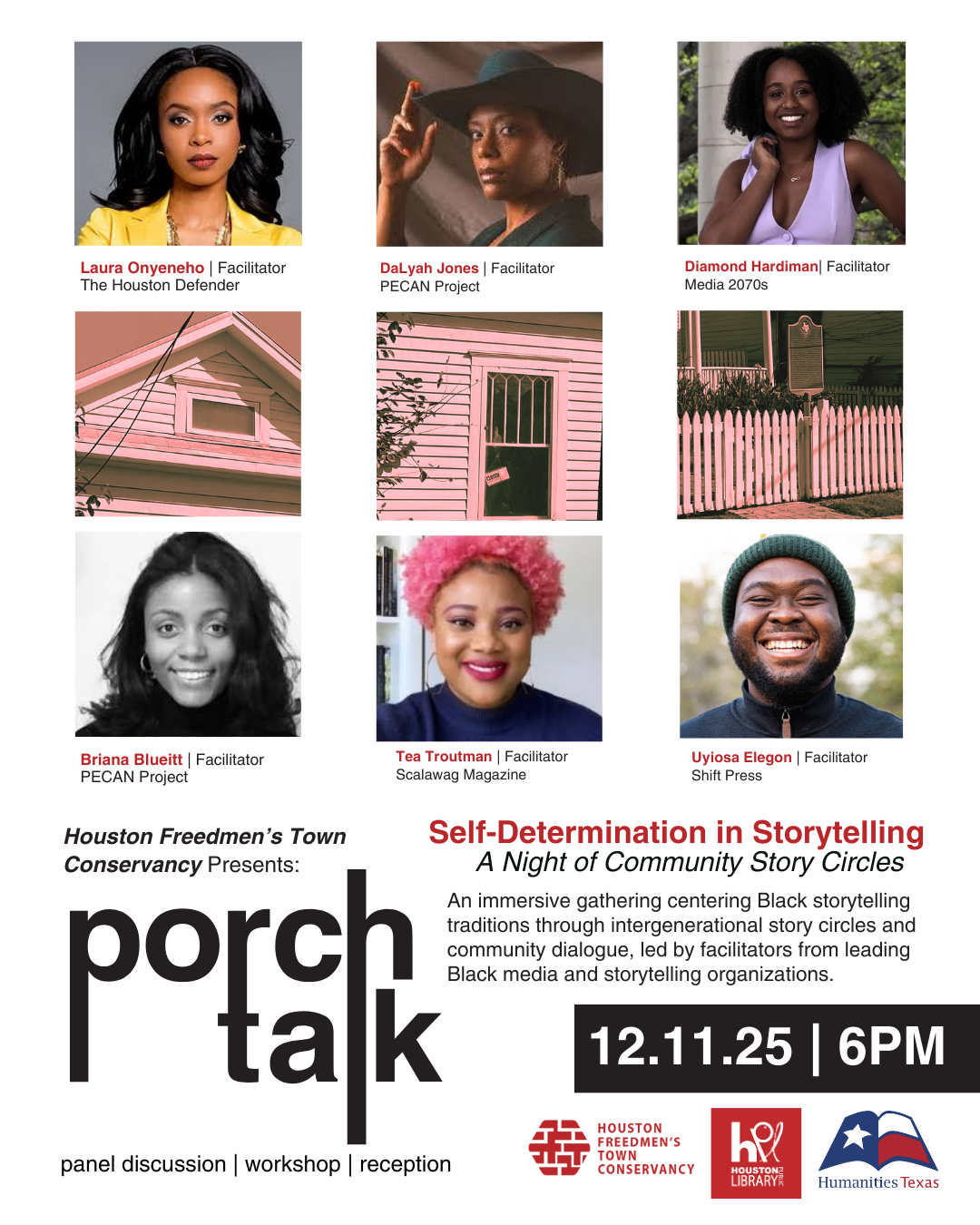 Porch Talk: Self-Determination in Storytelling: A Night of Community Story Circles image