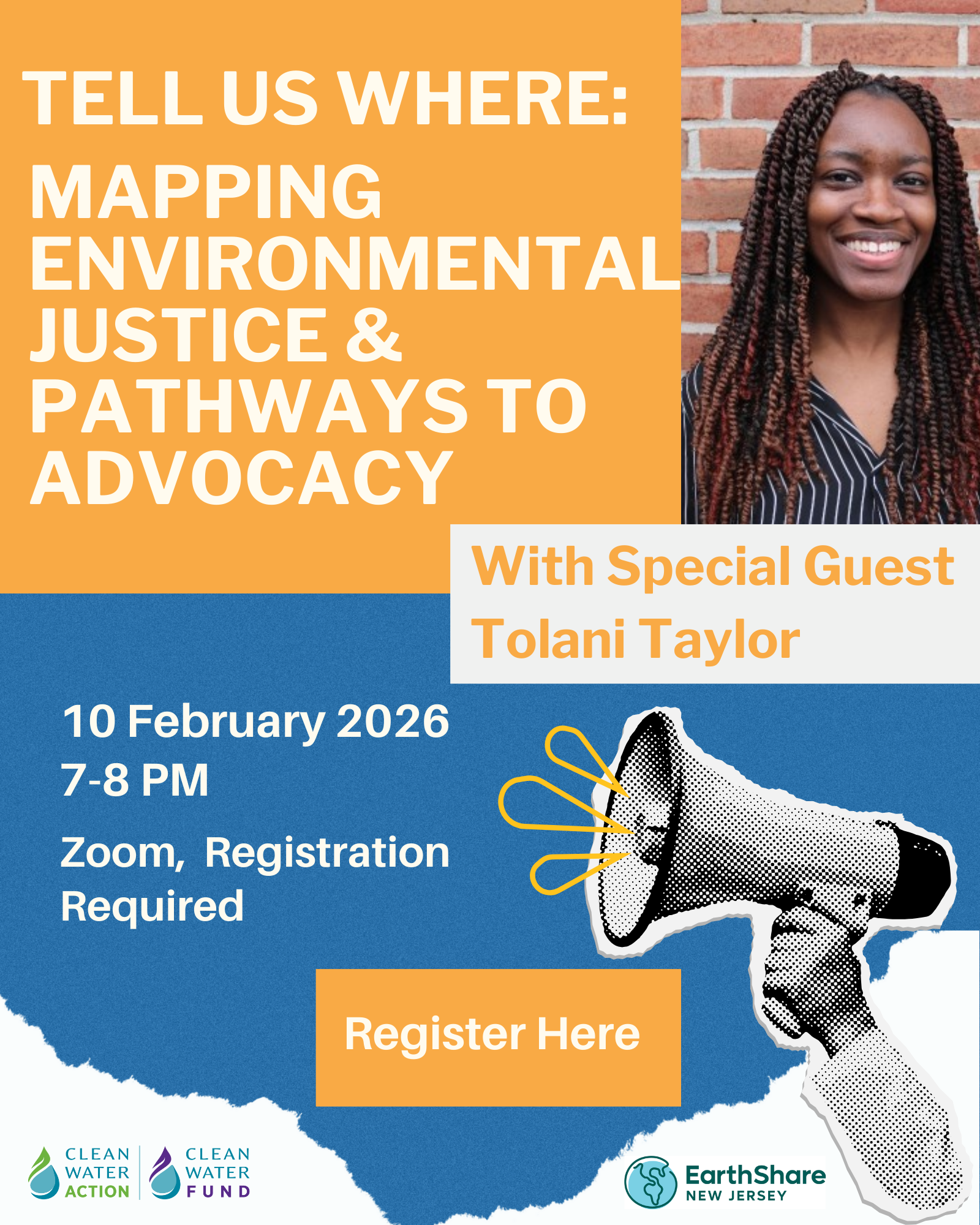 Environmental Equity Today Presents: "Tell Us Where: Mapping  Environmental Justice & Pathways to Advocacy" With Tolani Taylor image