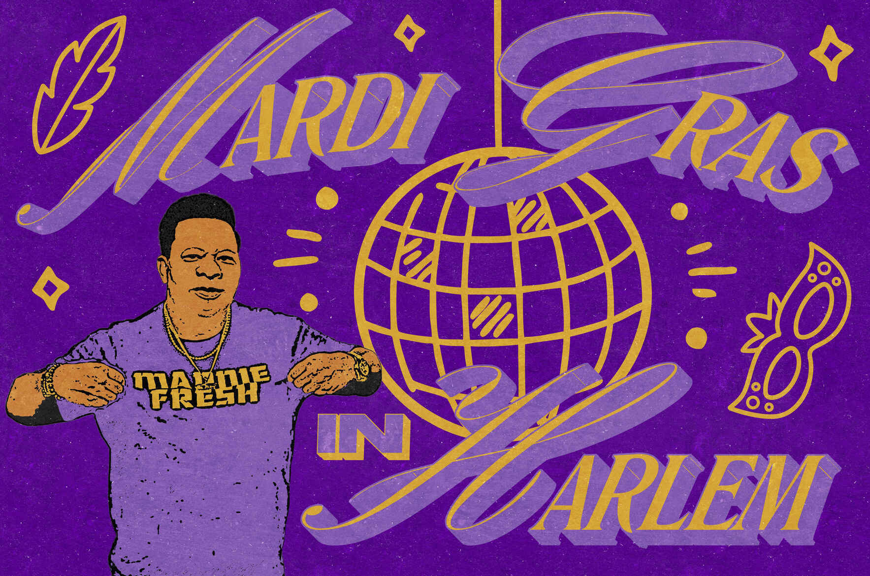 Mardi Gras in Harlem: The Black School Dance Party & Art Auction Fundraiser featuring Iconic Headlining DJ Mannie Fresh, hosted by Bevy Smith image