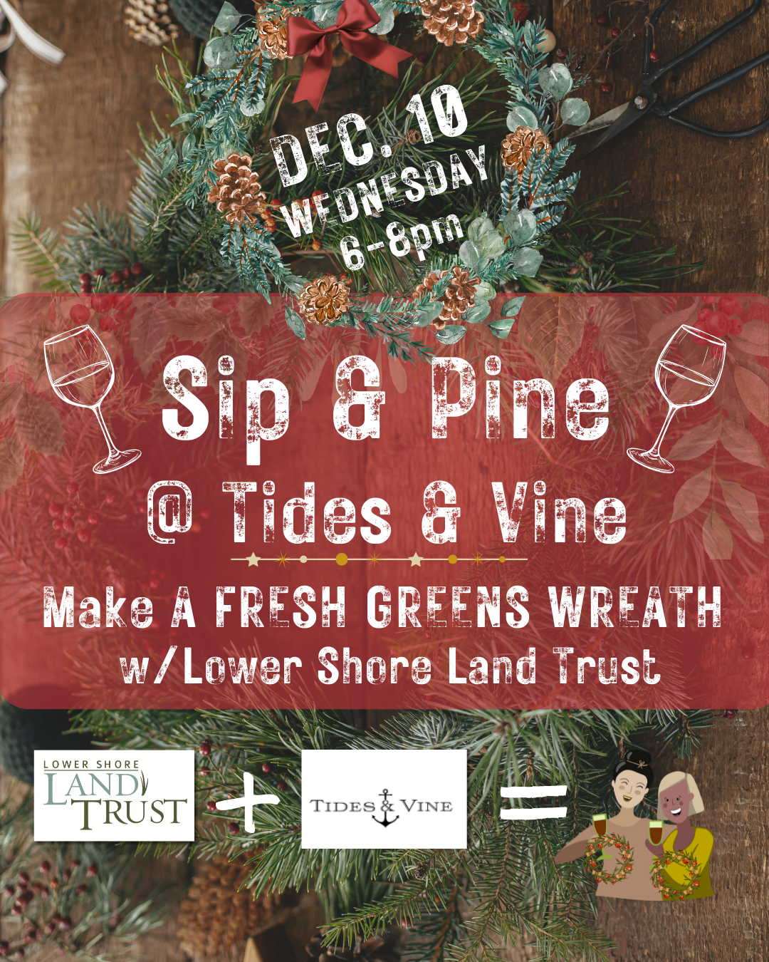 Sip & Pine at Tides & Vine image