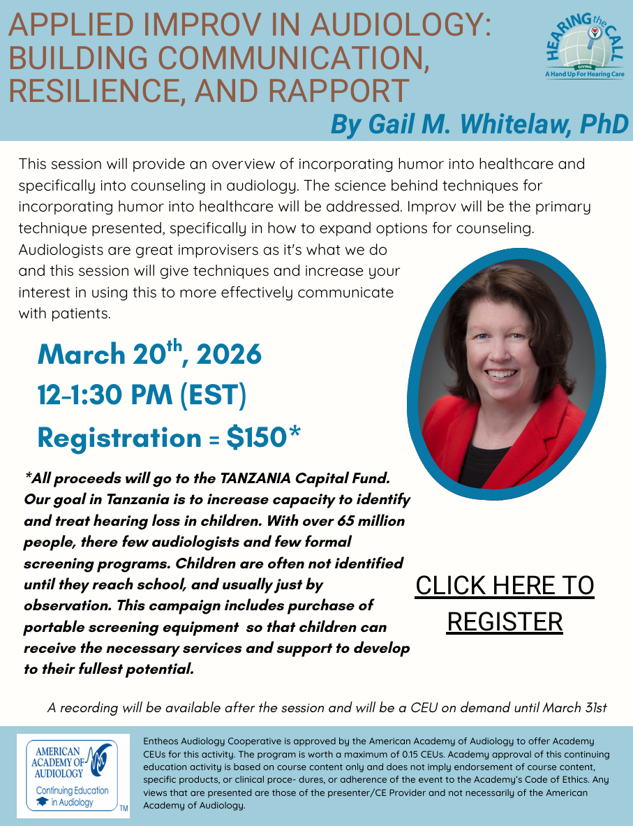 Applied Improv in Audiology: Building Communication, Resilience, and Rapport by Gail M. Whitelaw, PhD image